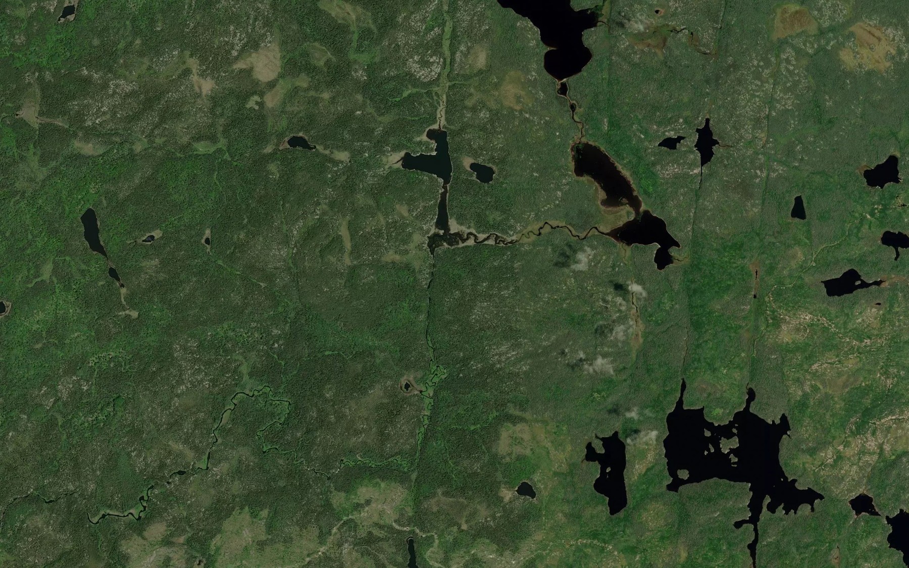 Satellite map of the Culbertson Creek