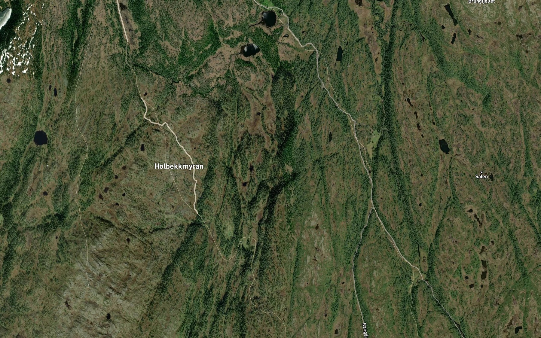 Satellite map of the Losabekken