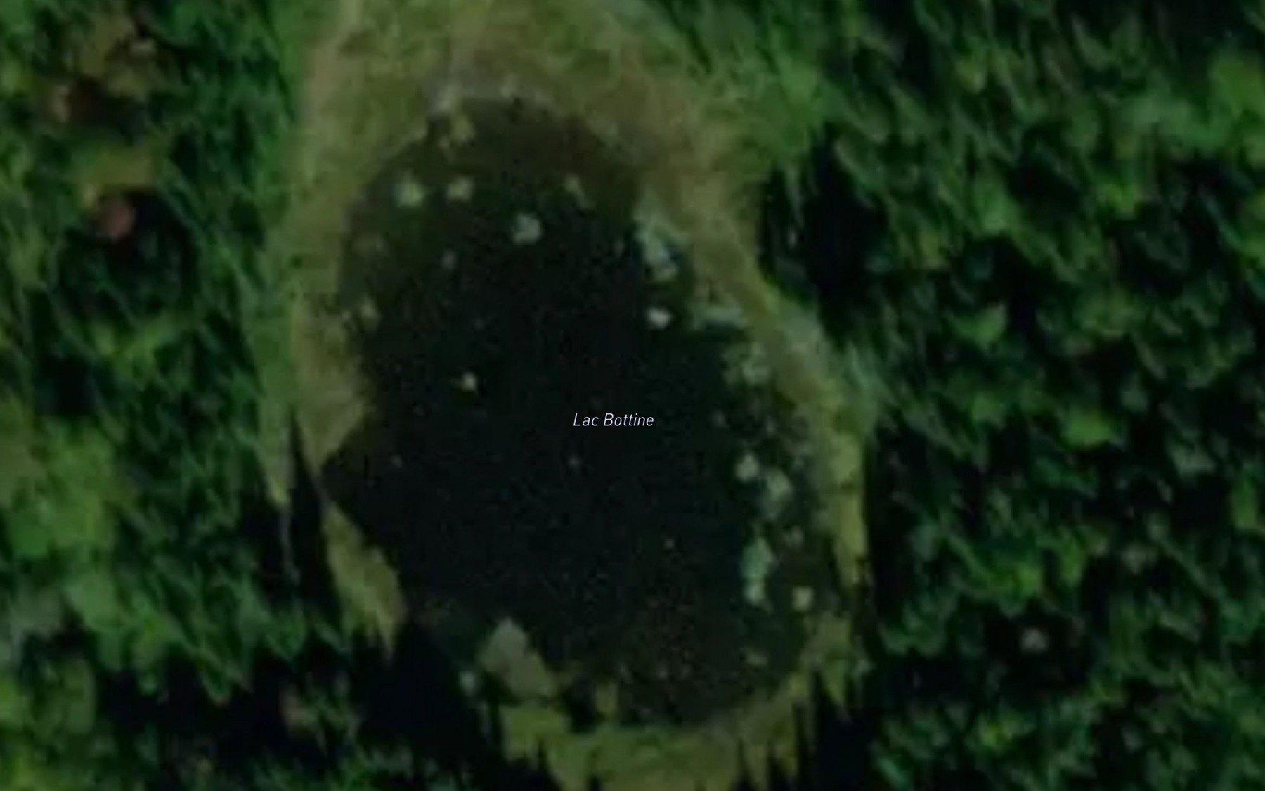 Satellite map of the Lac Bottine