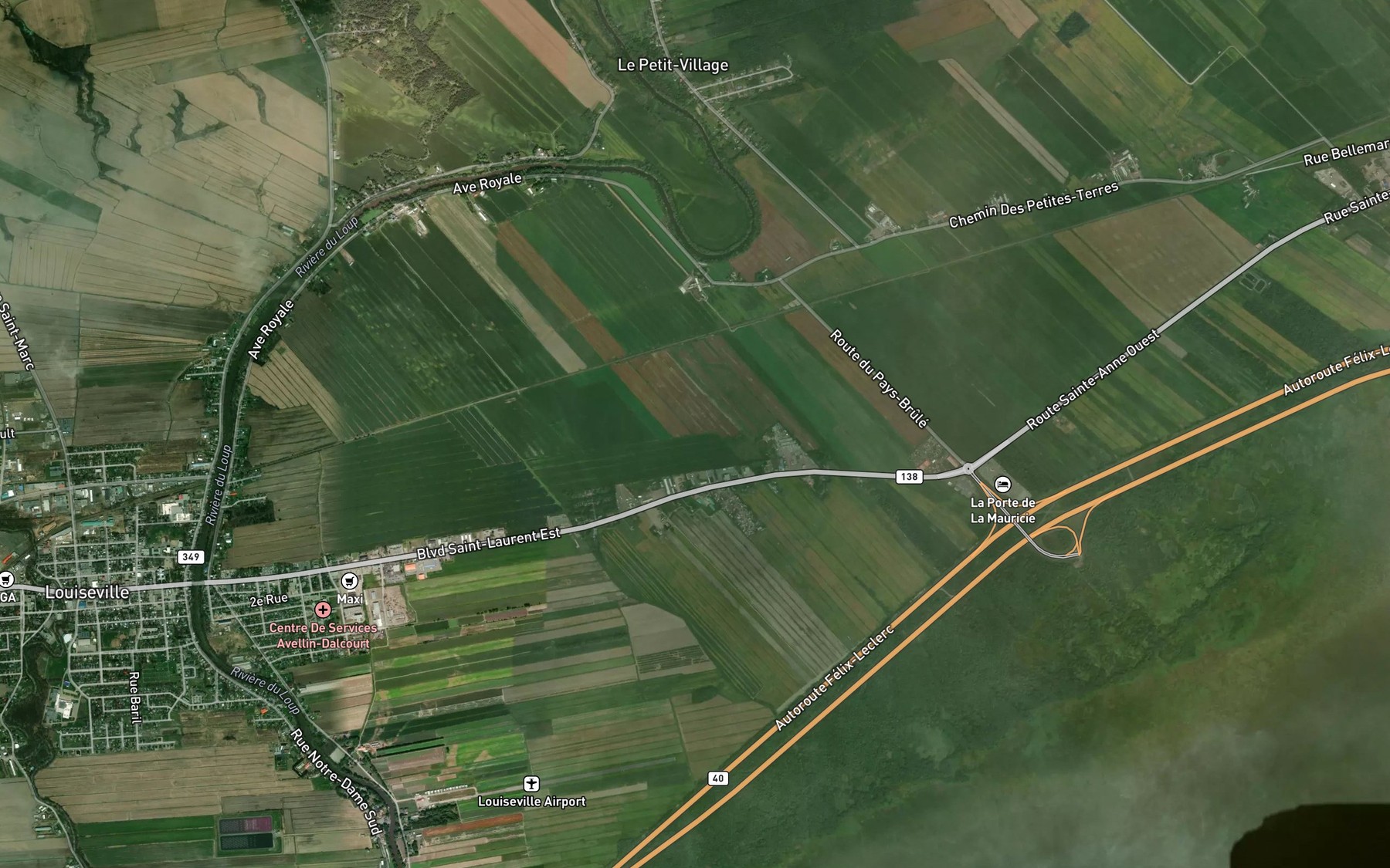 Satellite map of the Cours d'eau Maillot