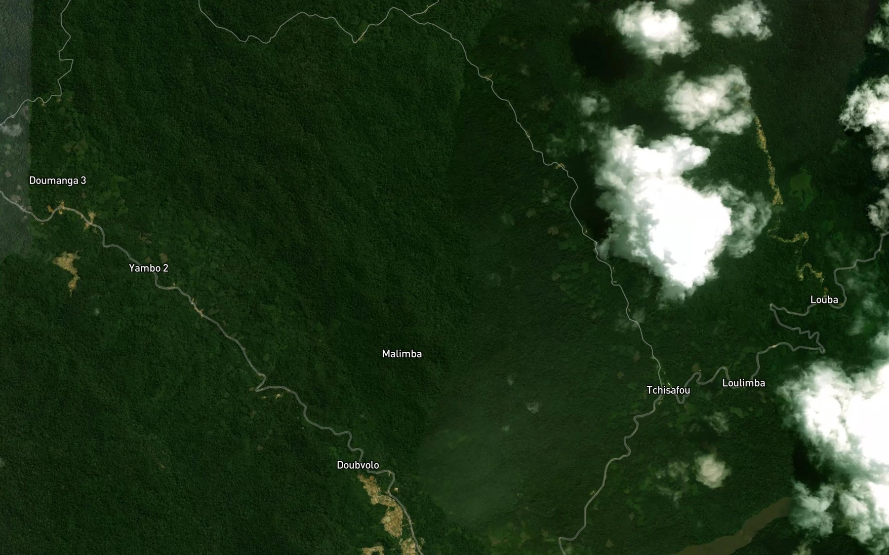Satellite map of the Louniouka