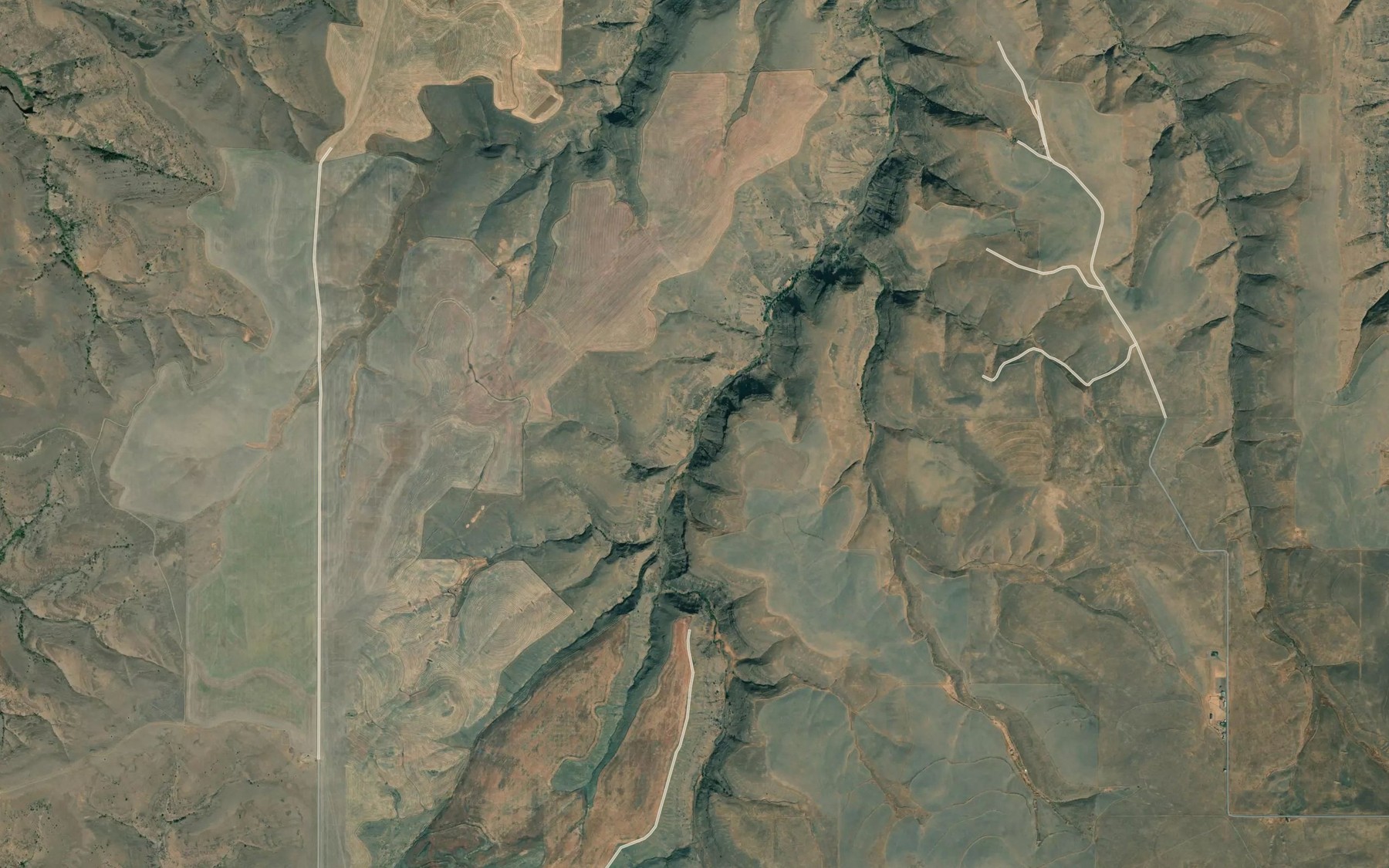 Satellite map of the McIntosh Spring