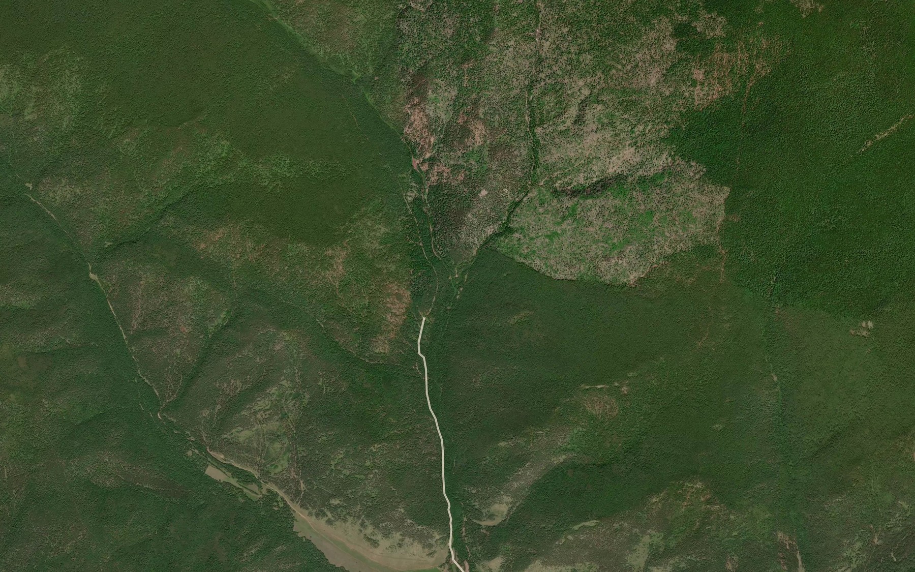 Satellite map of the Zhadan