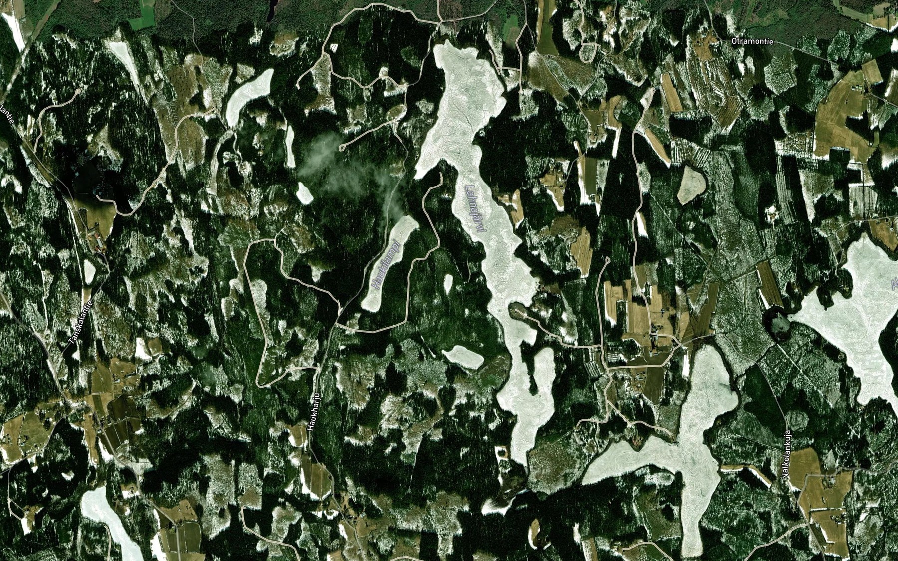 Satellite map of the Pieni Tervalampi