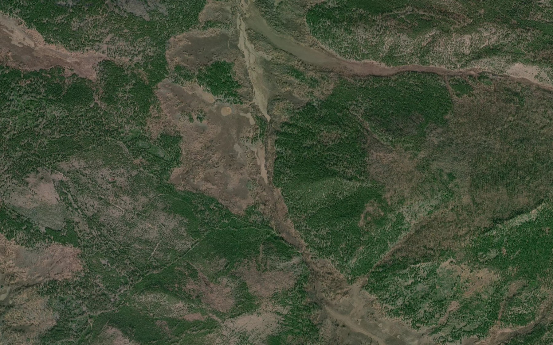 Satellite map of the Mineral'nyy Istochnik Khul'sk