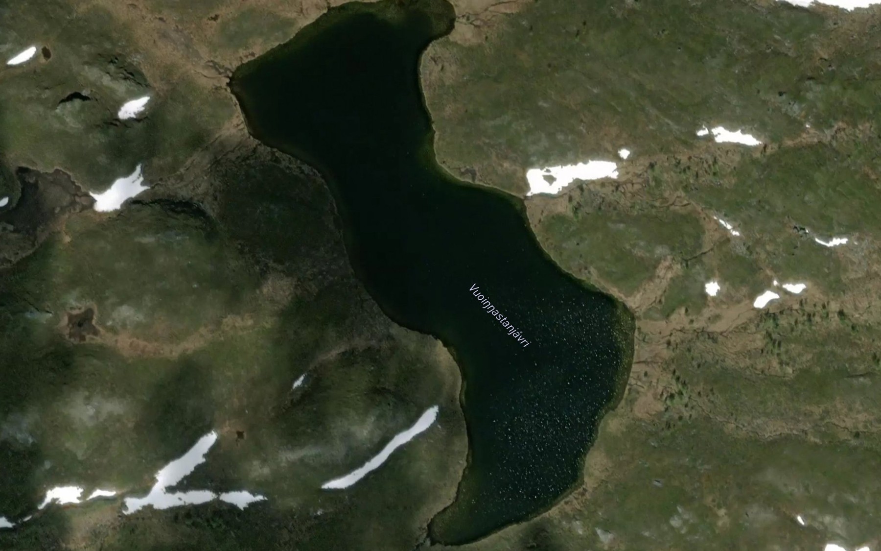 Satellite map of the Vuoinastanjavri