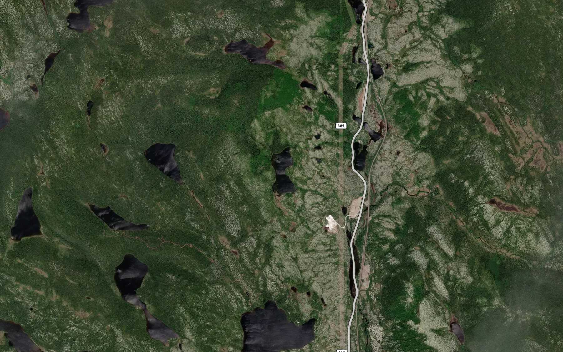 Satellite map of the Lac du Marbre