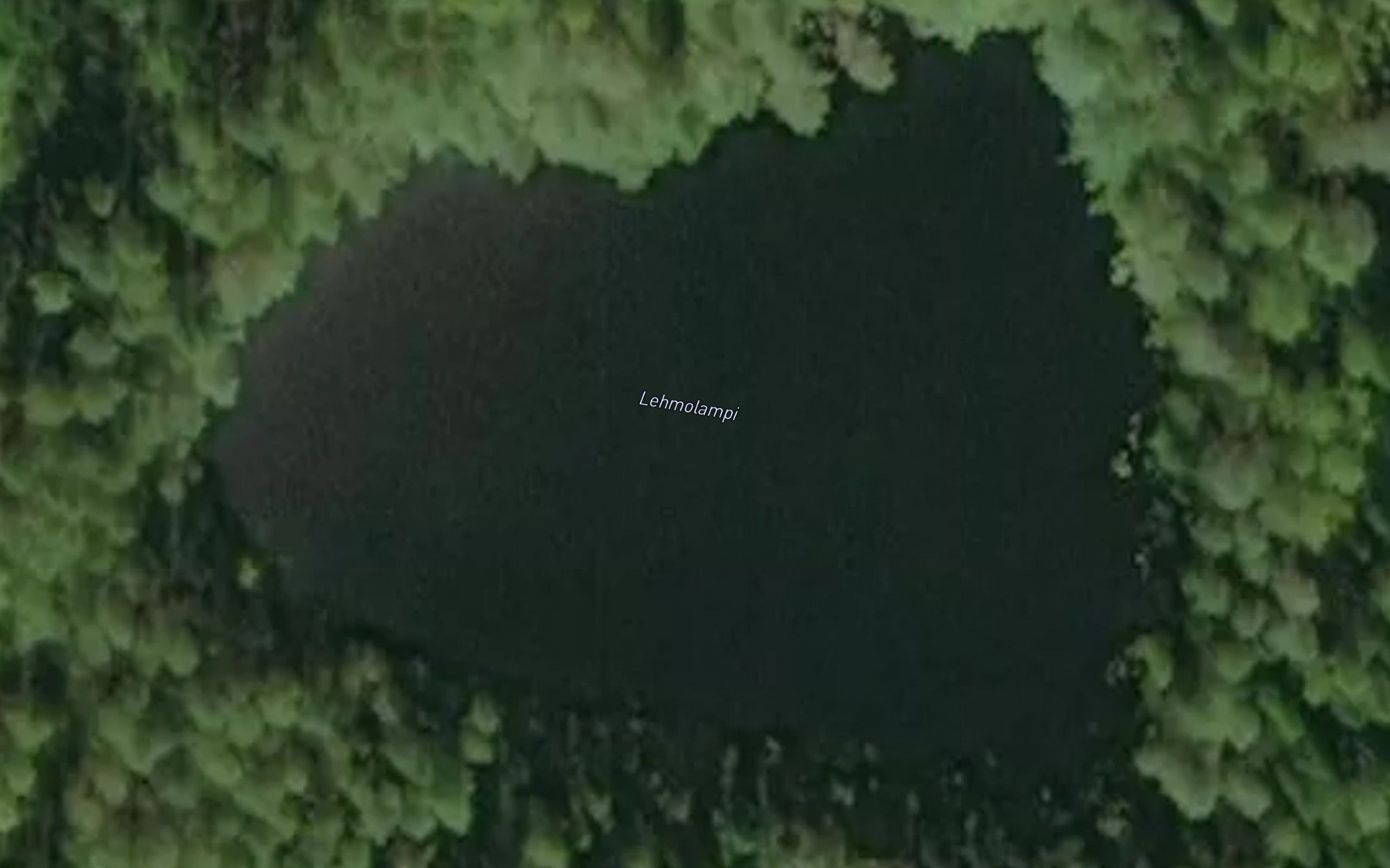 Satellite map of the Lehmolampi