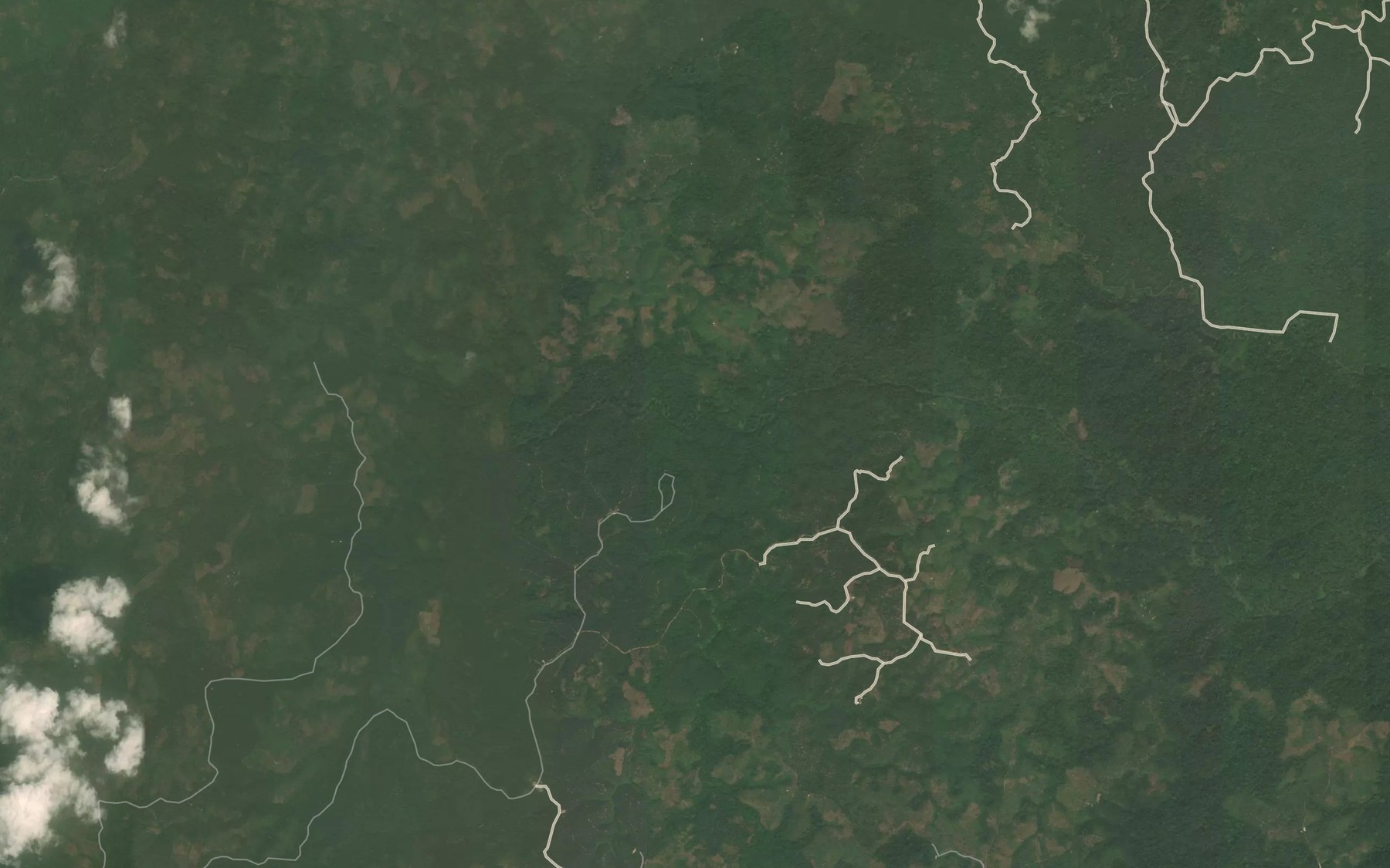 Satellite map of the Tombo