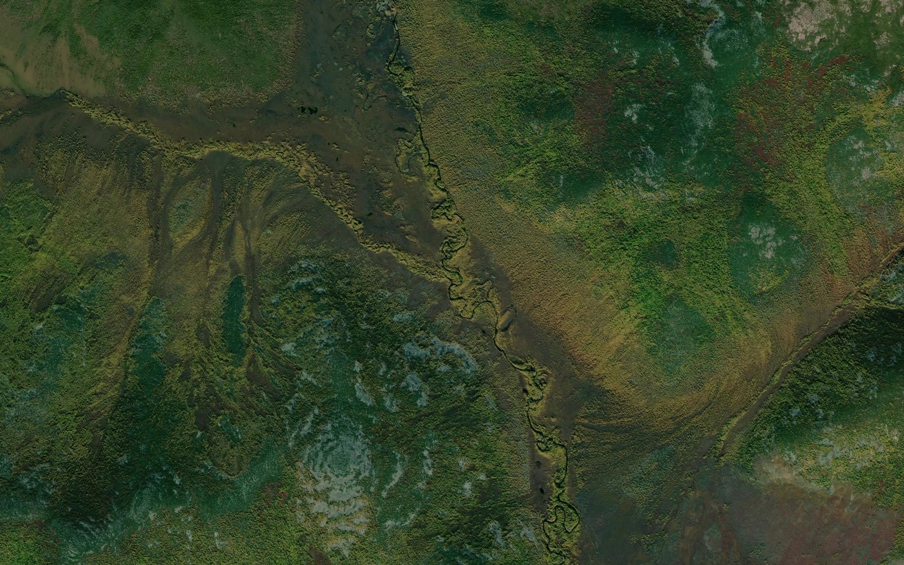 Satellite map of the Khodusalakh