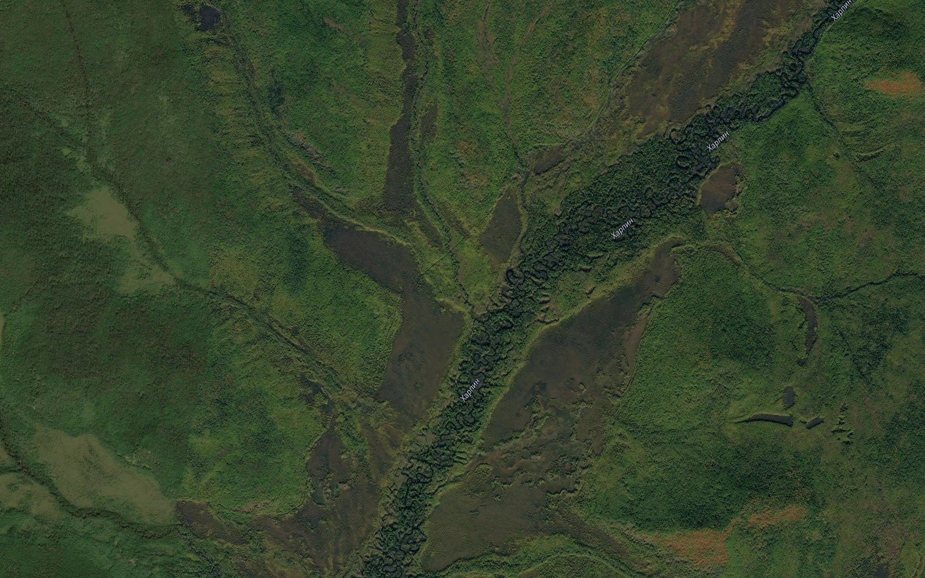 Satellite map of the Berezovyy