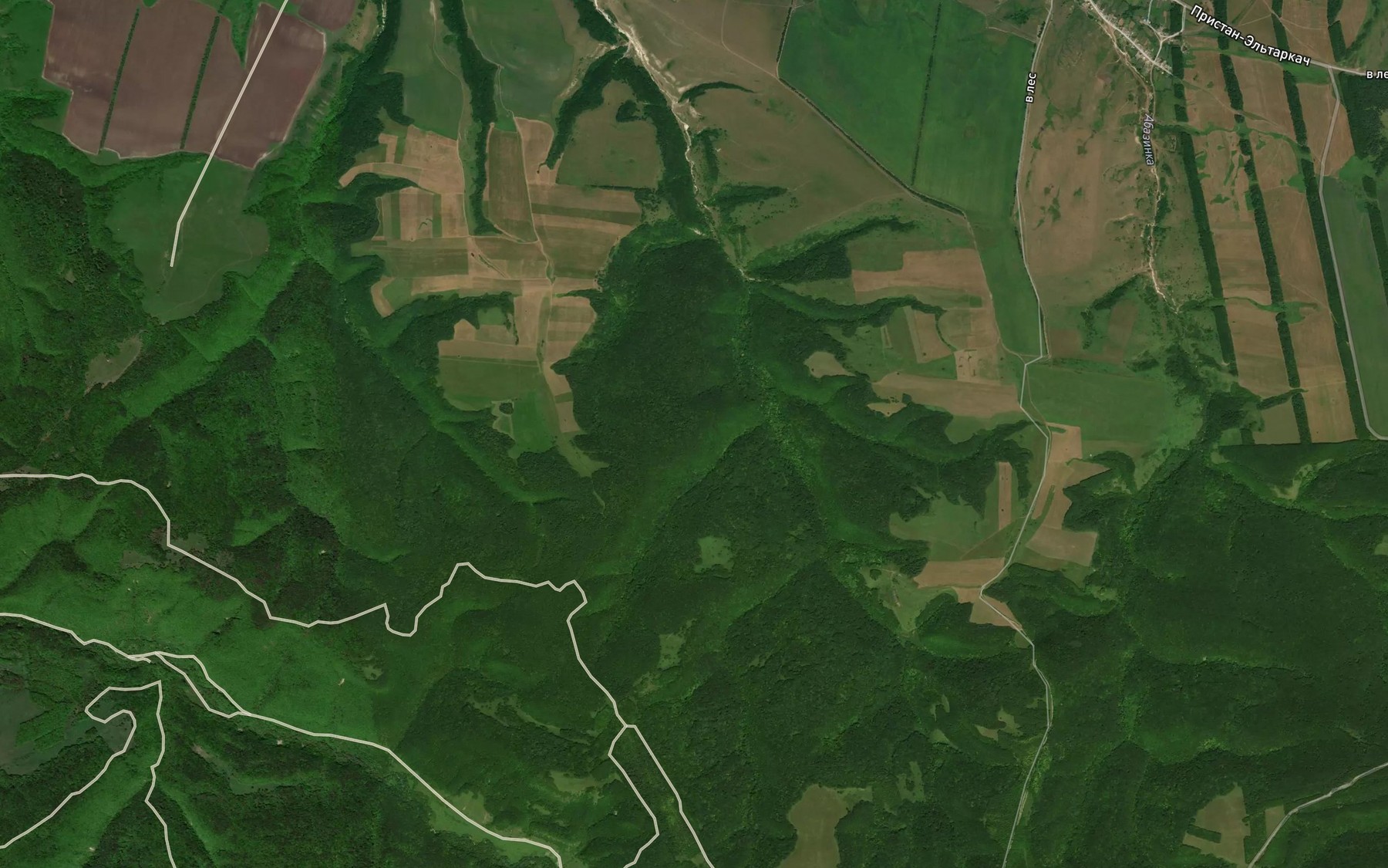 Satellite map of the Balka Abazinka