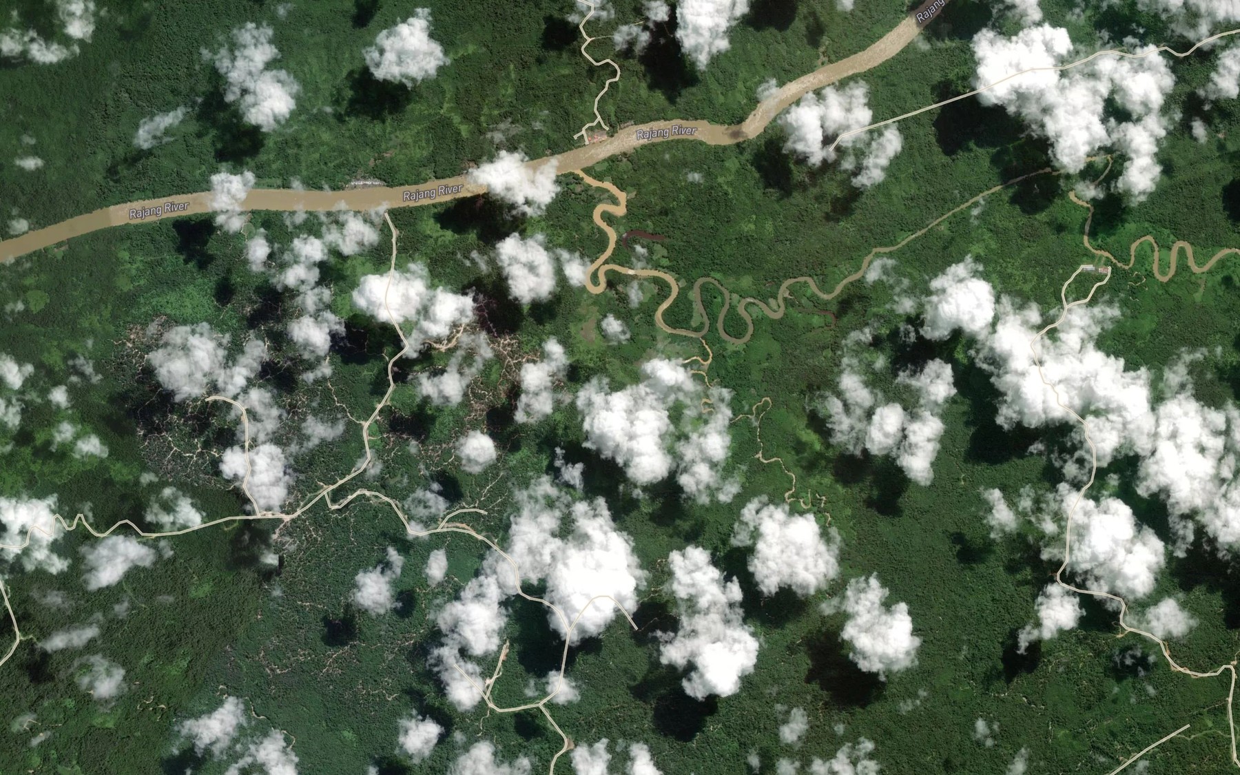 Satellite map of the Sungai Julao