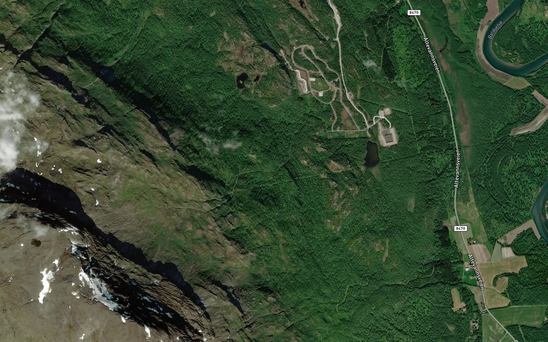 Satellite map of the Karlstadbekken
