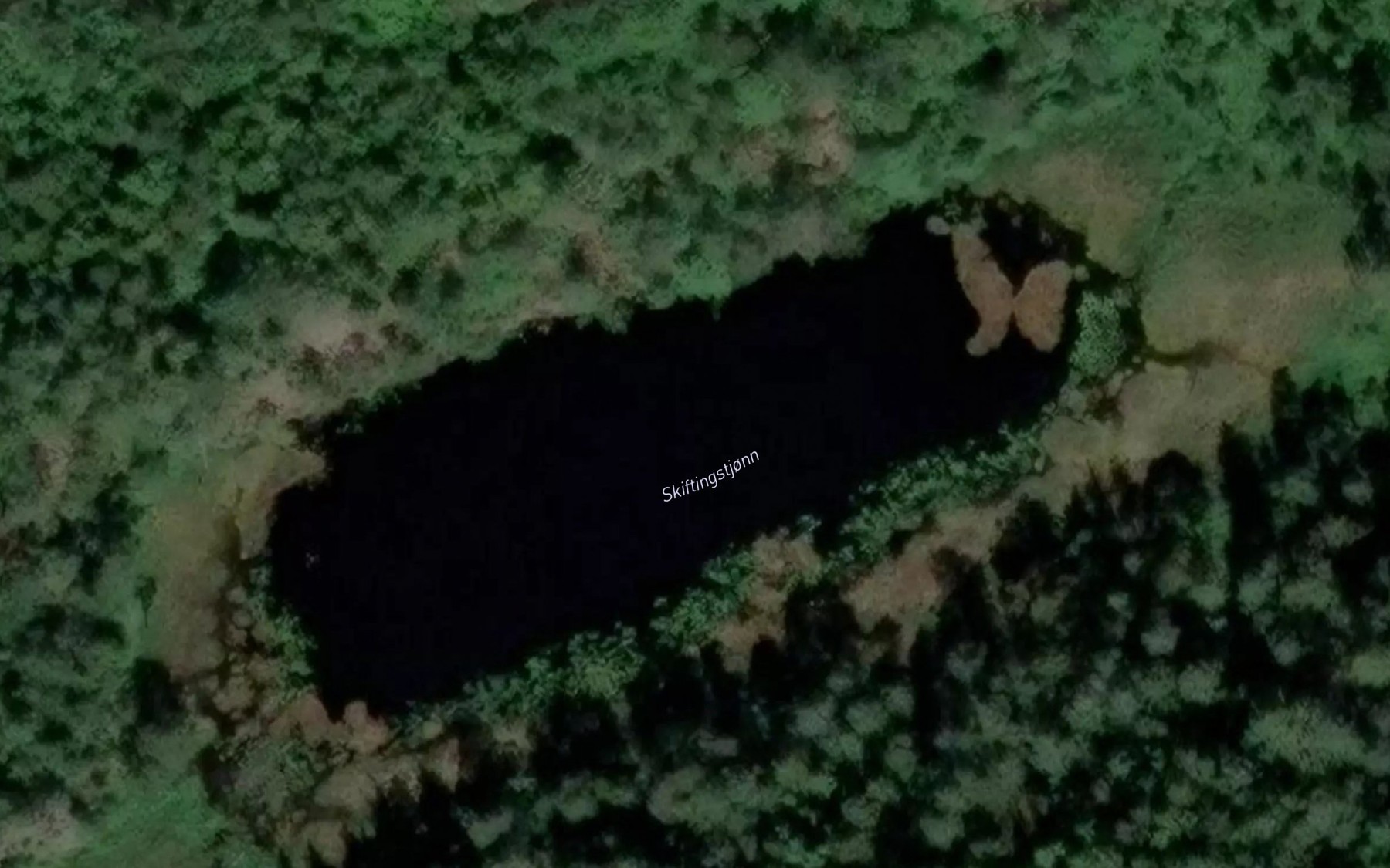 Satellite map of the Skiftingstjonn