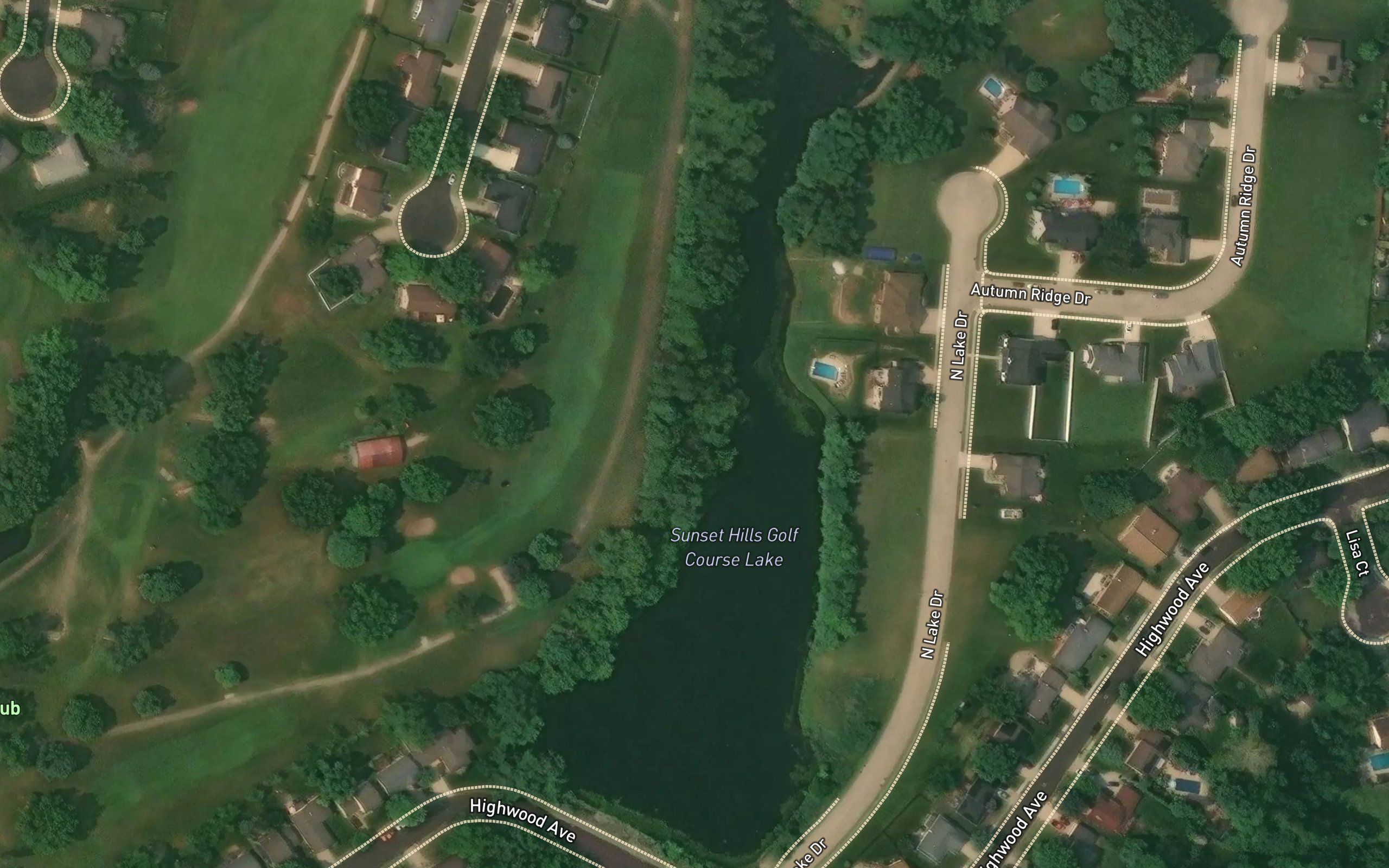 Sunset Hills Golf Course Lake