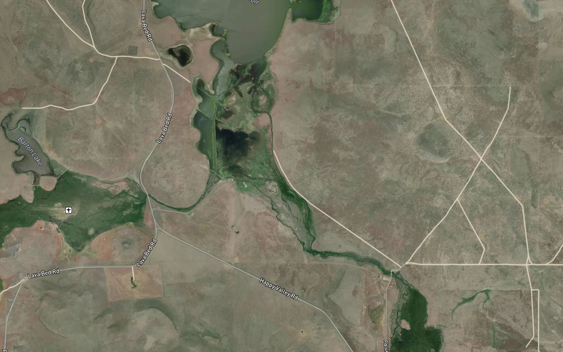 Satellite map of the Feed Canal