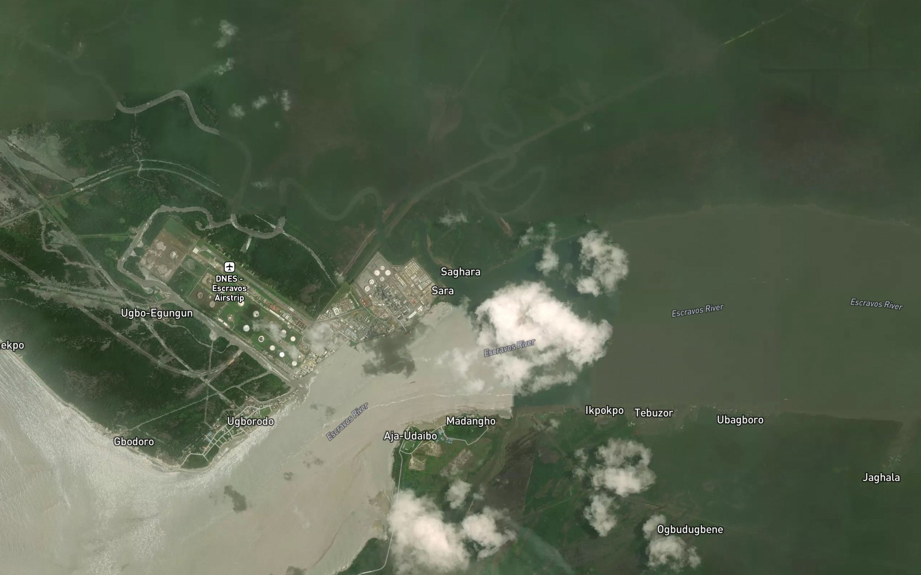Satellite map of the Otmara Creek