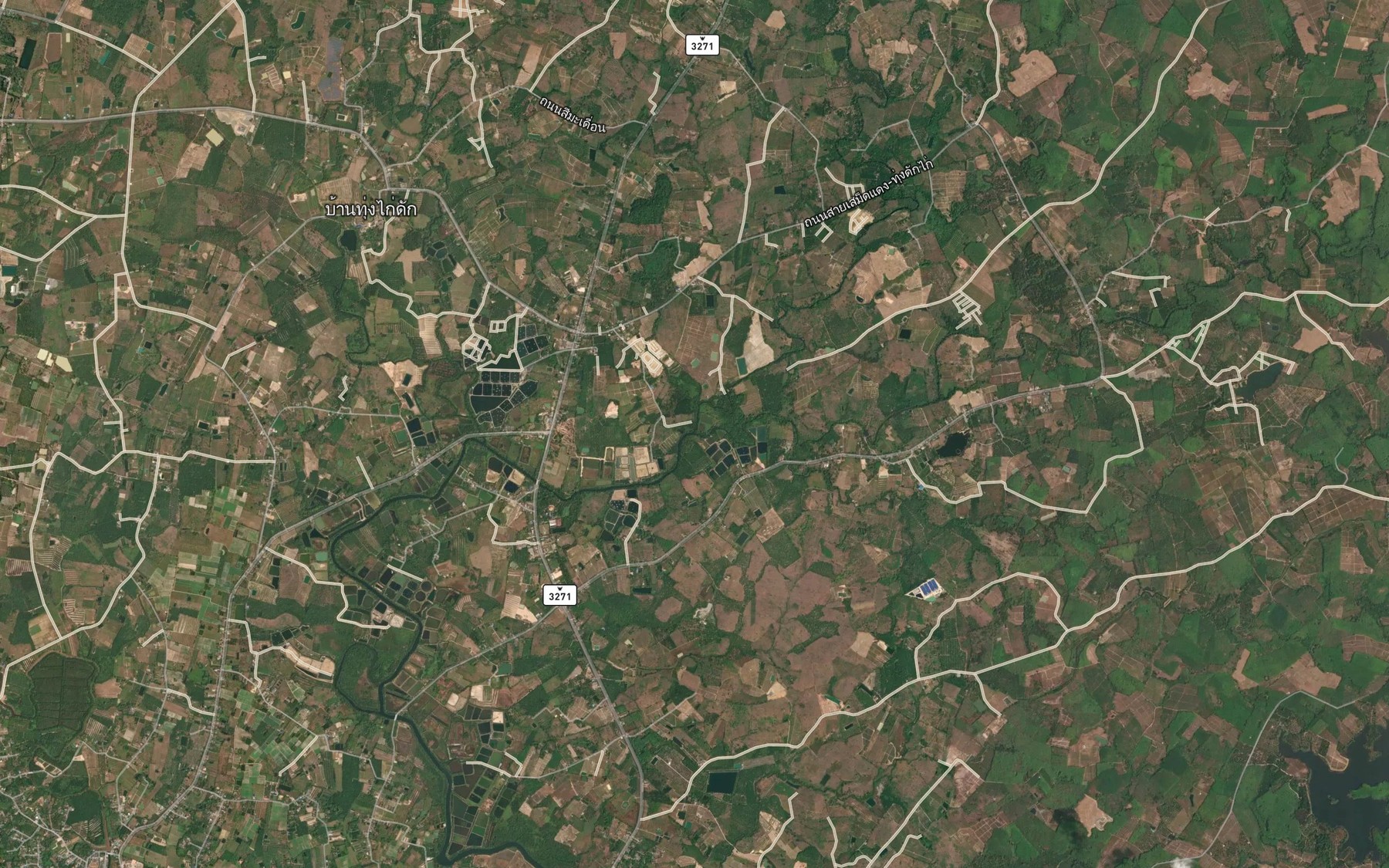 Satellite map of the Khlong Tha Kum