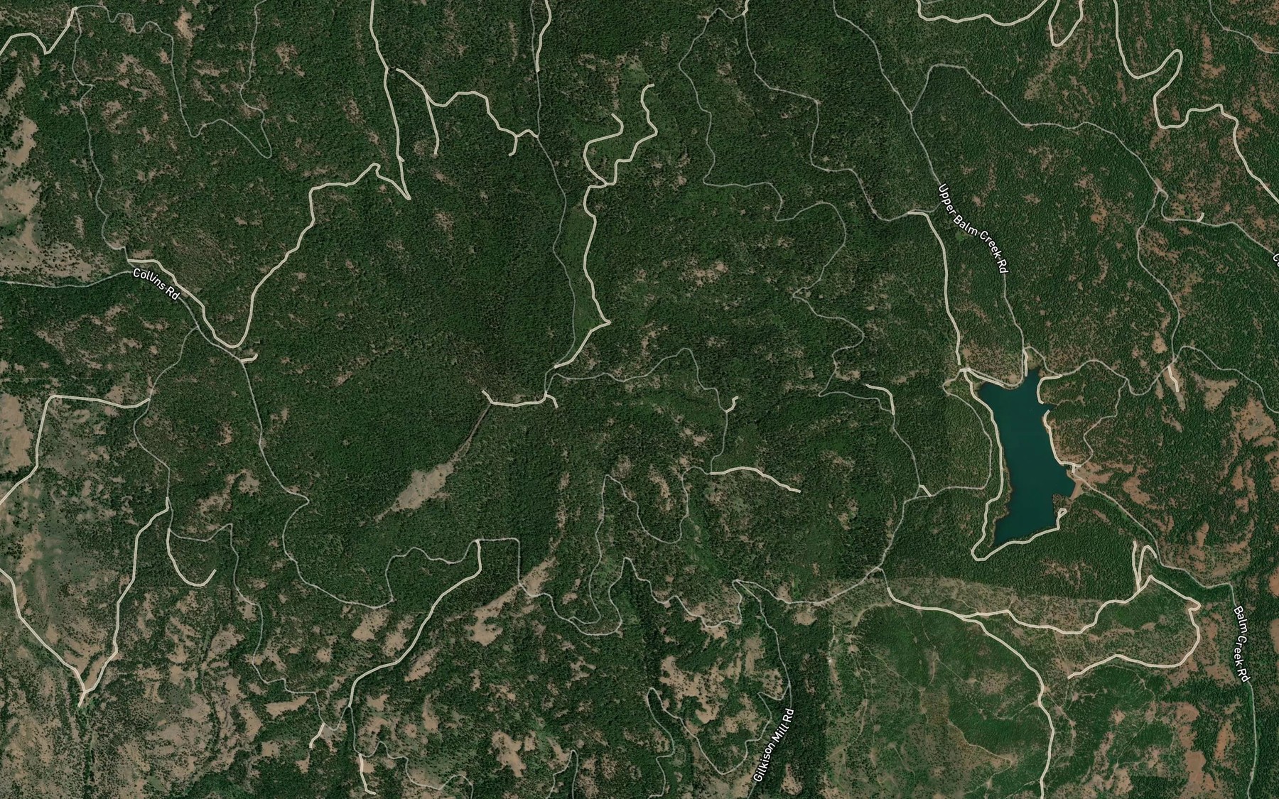 Satellite map of the Sawtooth Spring