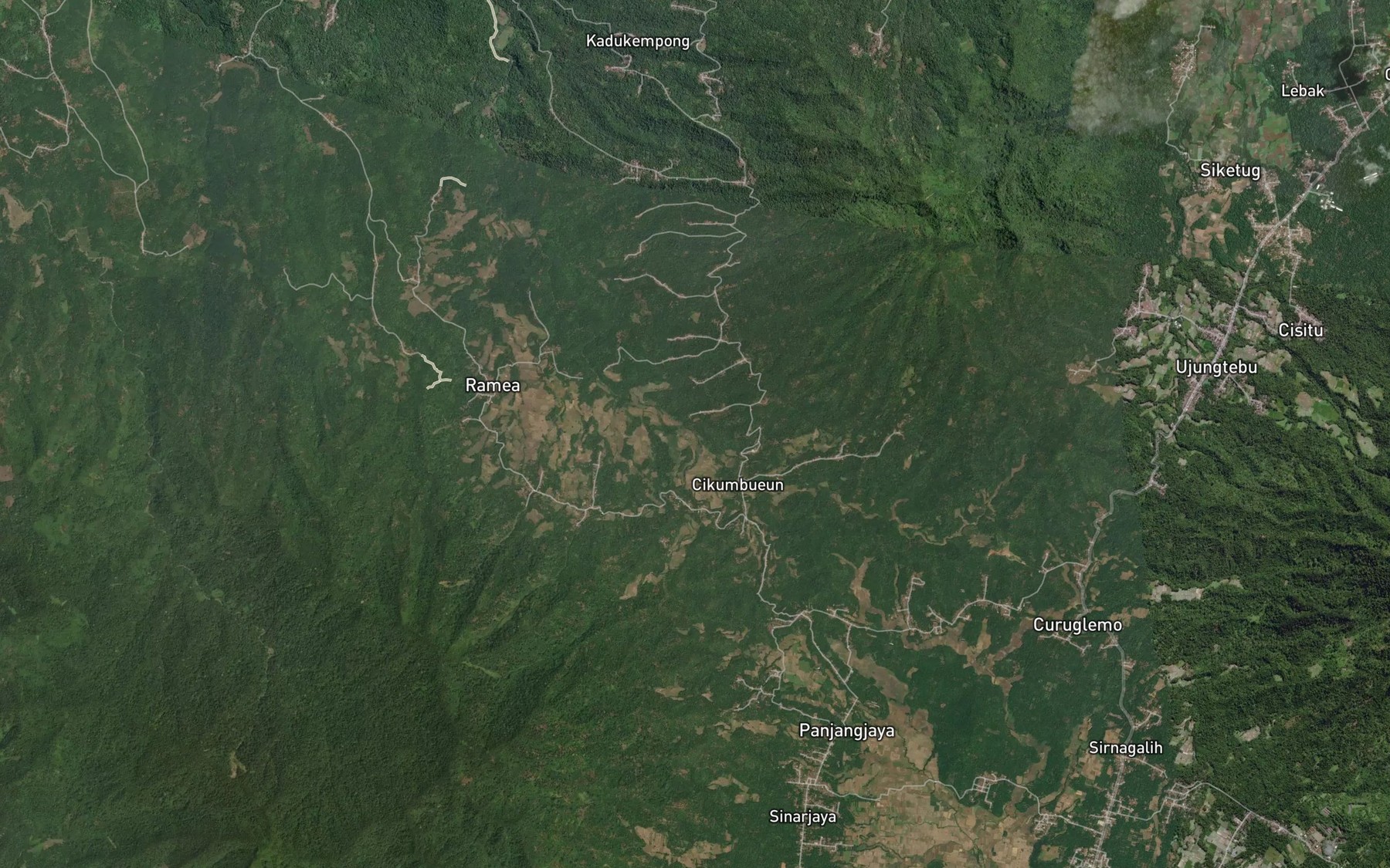 Satellite map of the Ci Saat