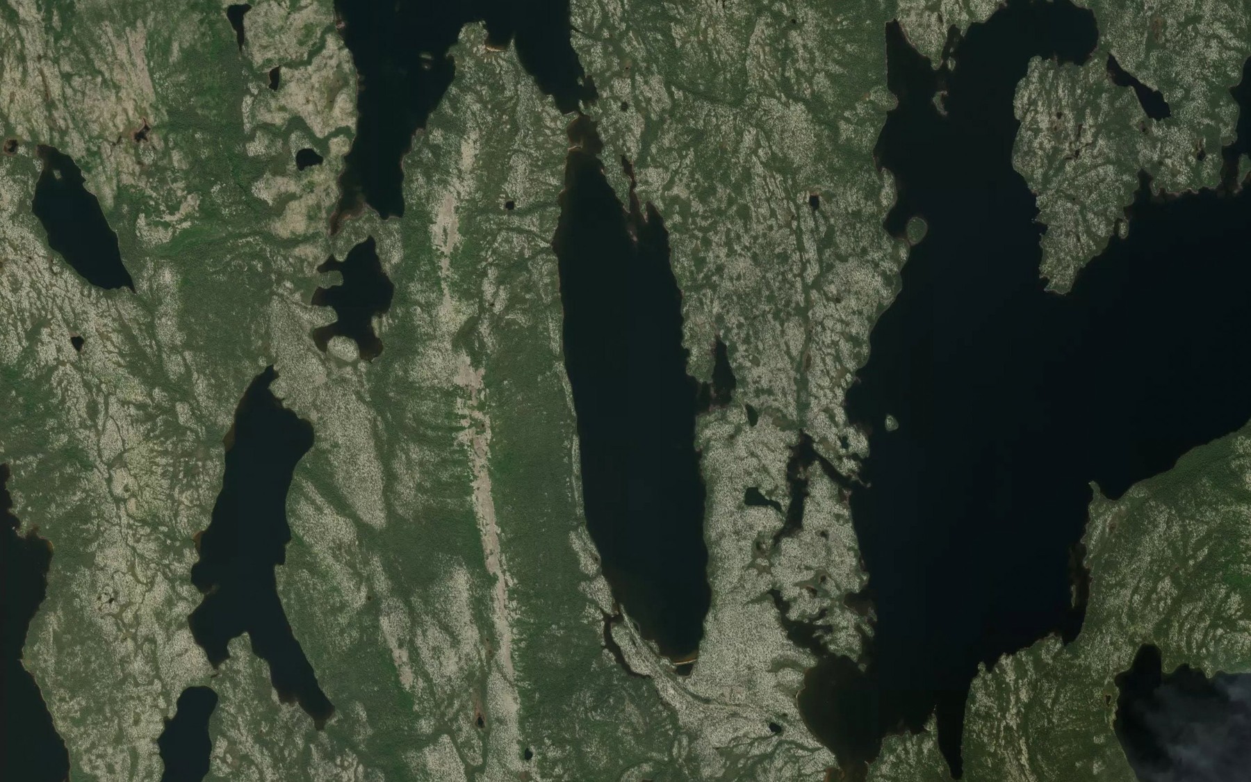 Satellite map of the Lac Footer