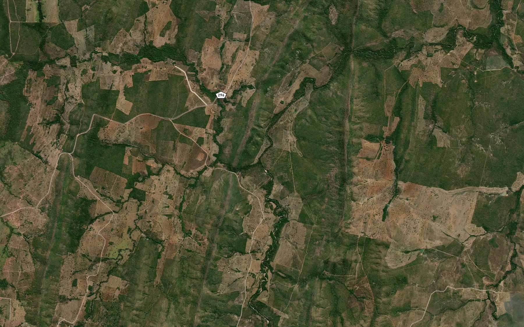 Satellite map of the Corrego Jauzinho