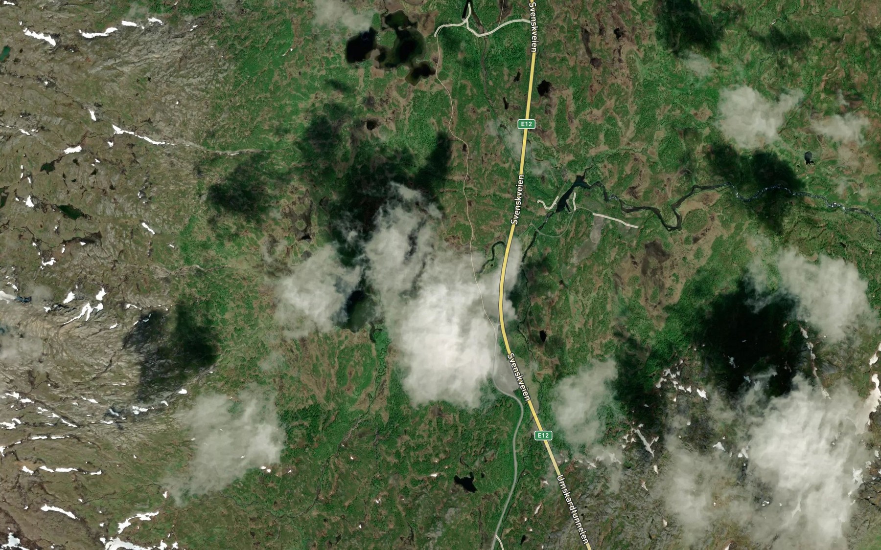 Satellite map of the Fisktjornbekken