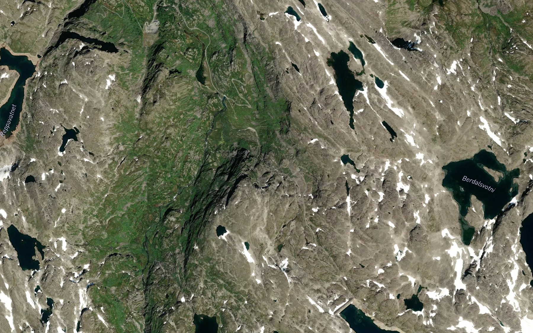 Satellite map of the Fossane