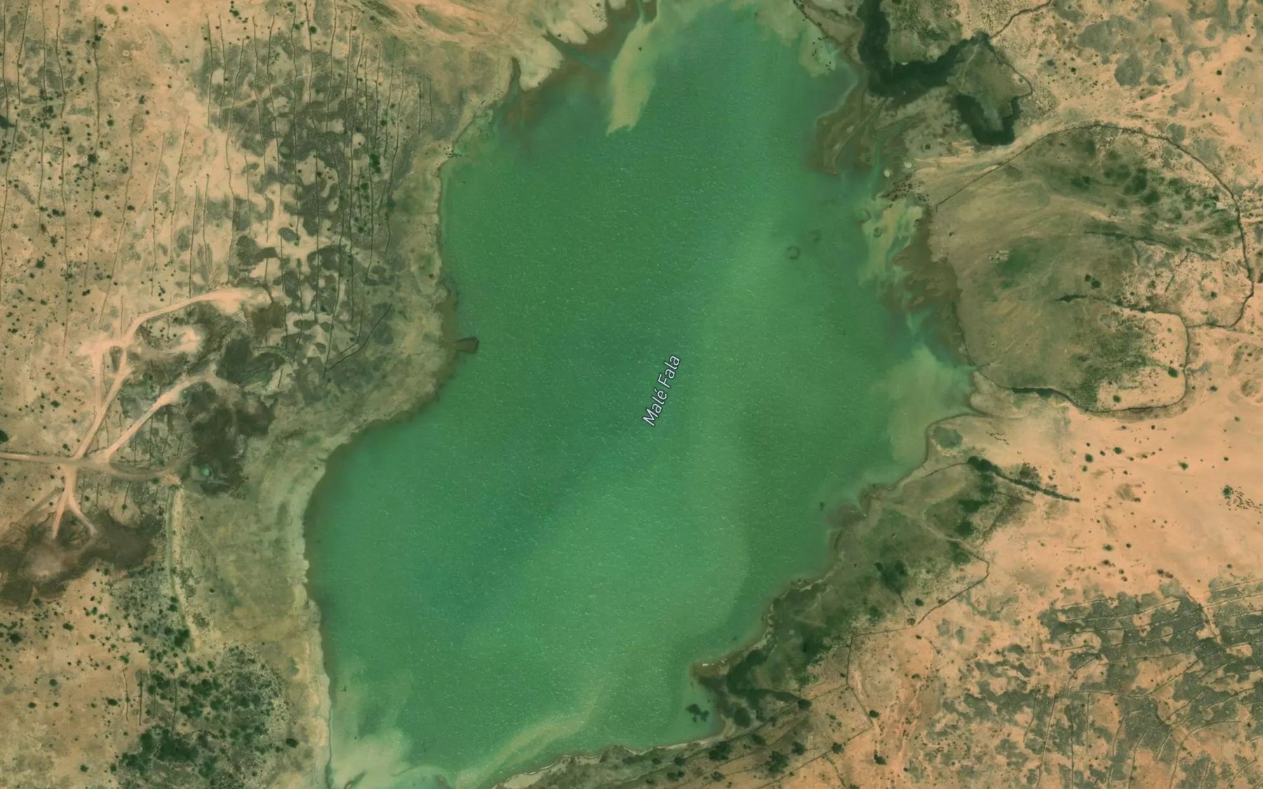 Satellite map of the Male Fala