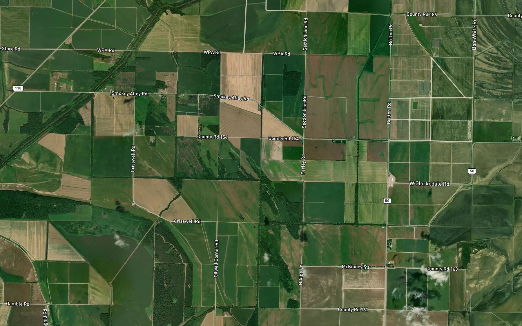 Satellite map of the Ditch Number 7