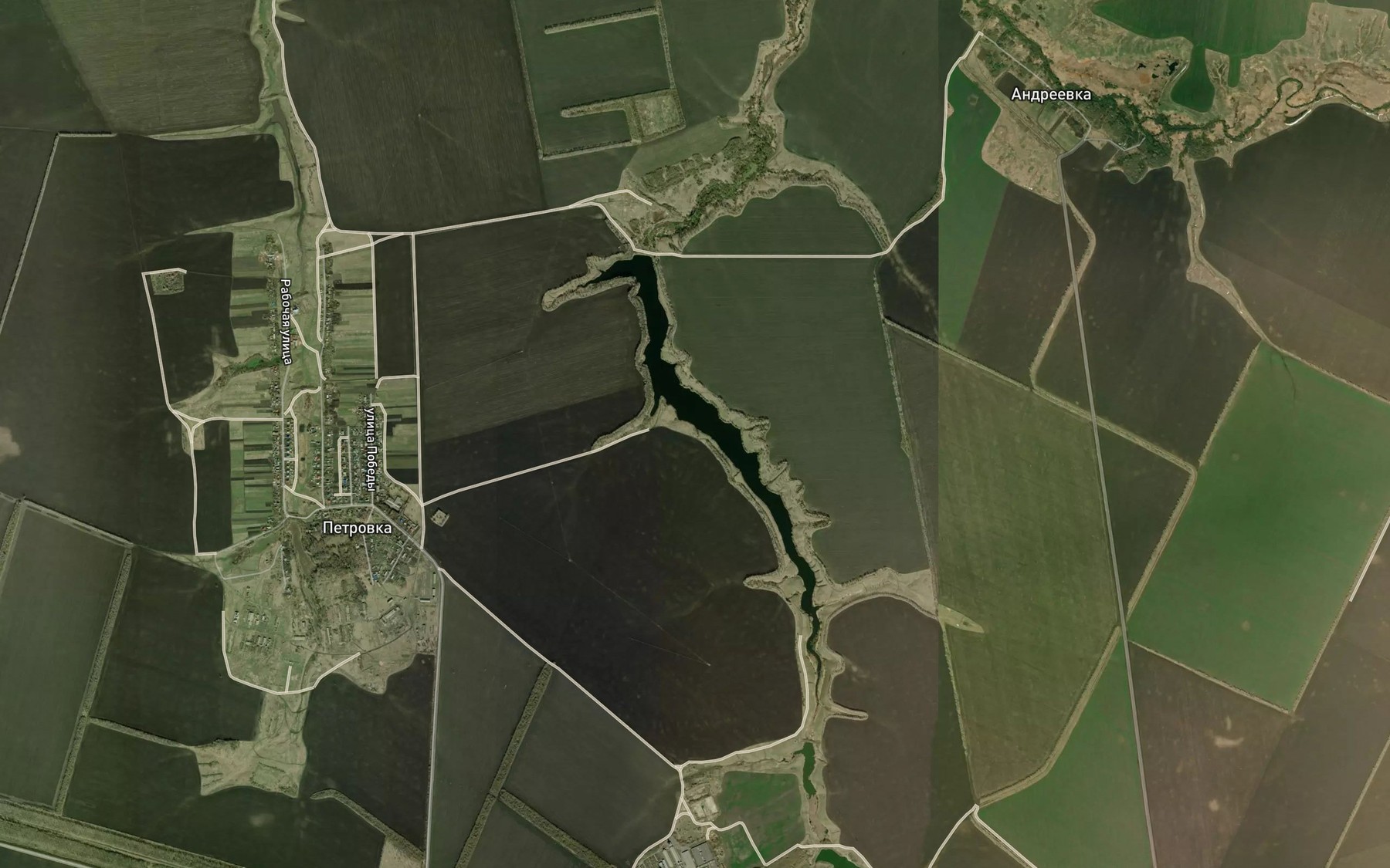 Satellite map of the Ovrag Kenzar'
