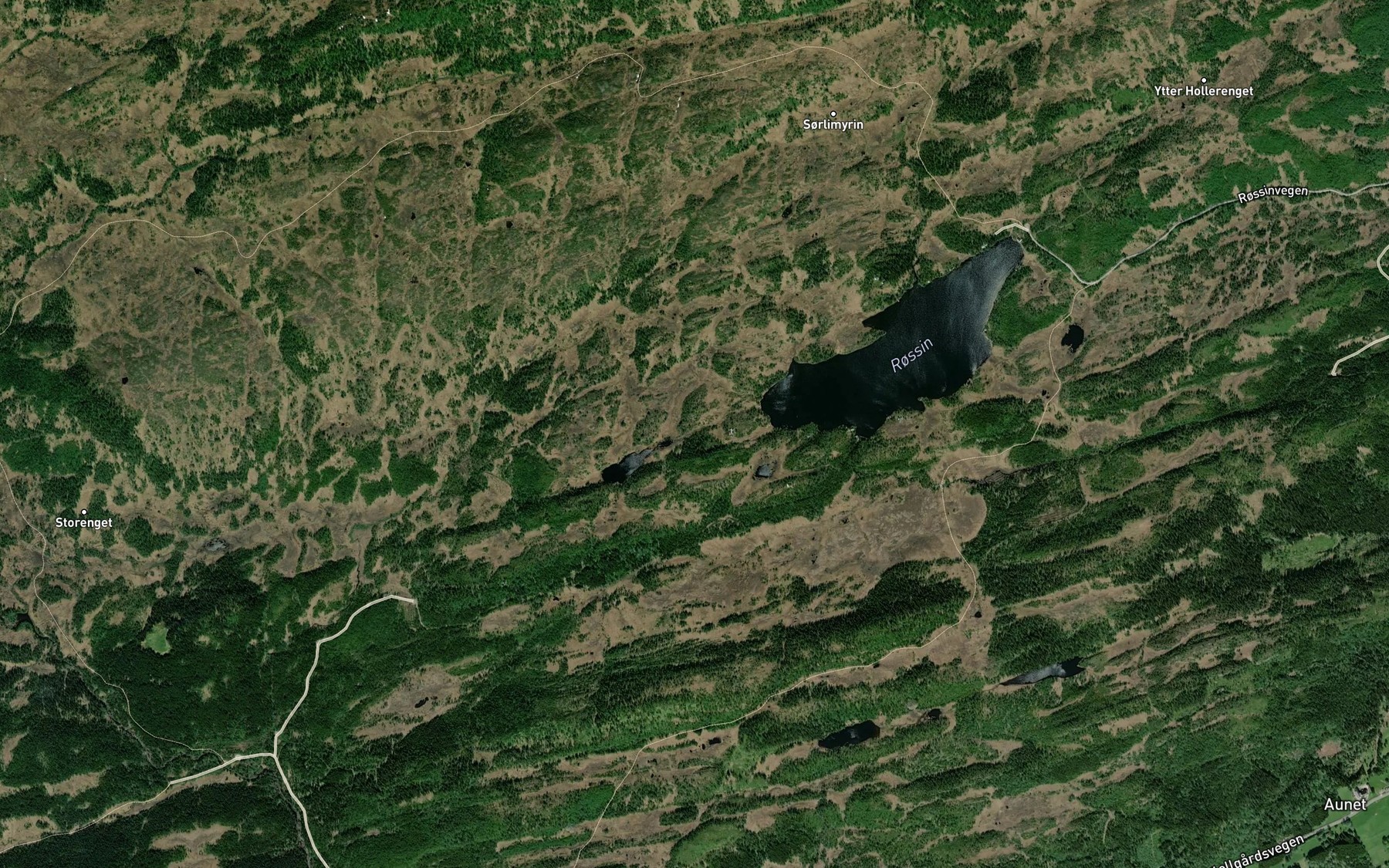 Satellite map of the Rafsbekken