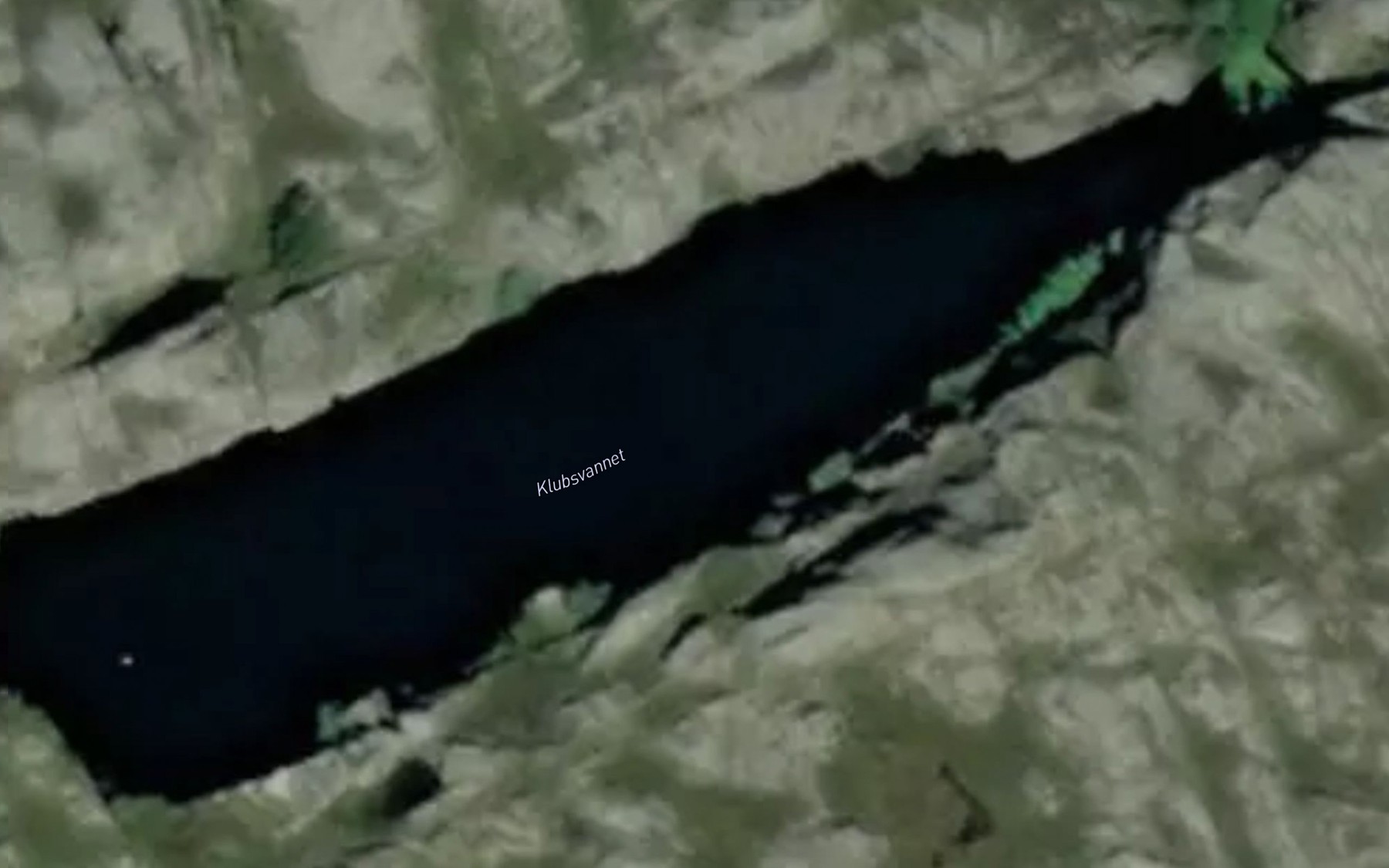 Satellite map of the Klubsvannet