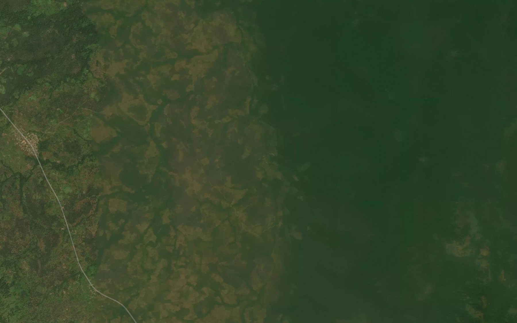Satellite map of the River Akpo
