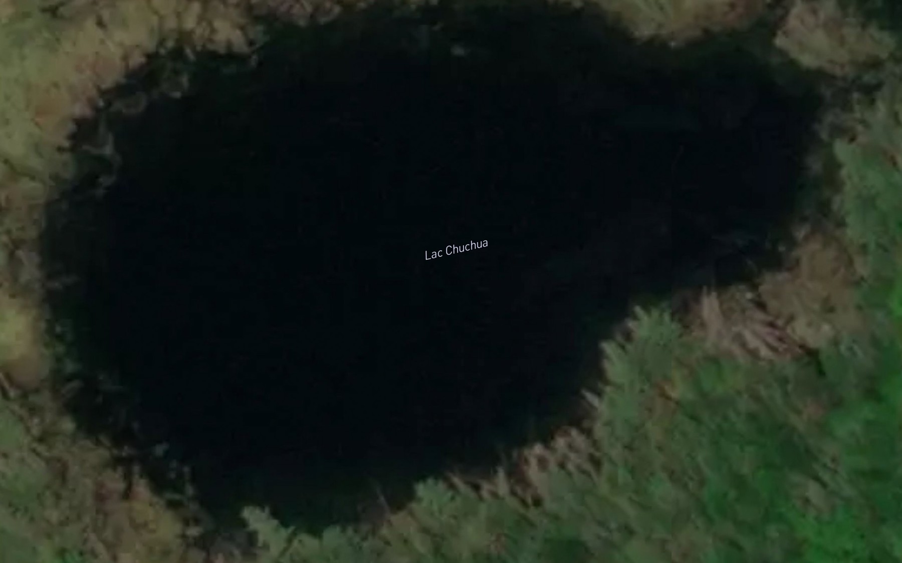 Satellite map of the Lac Chuchua