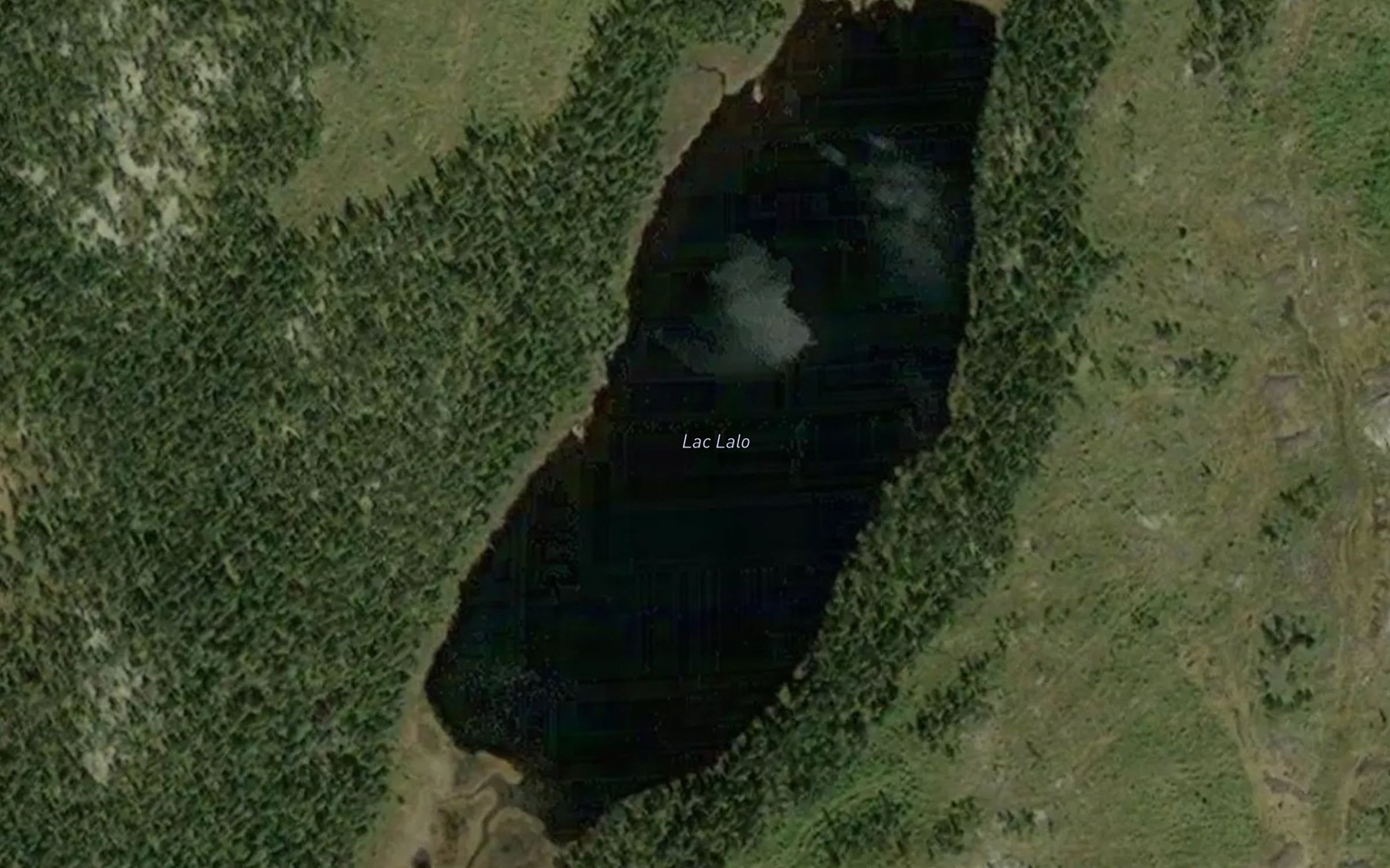 Satellite map of the Lac Lalo