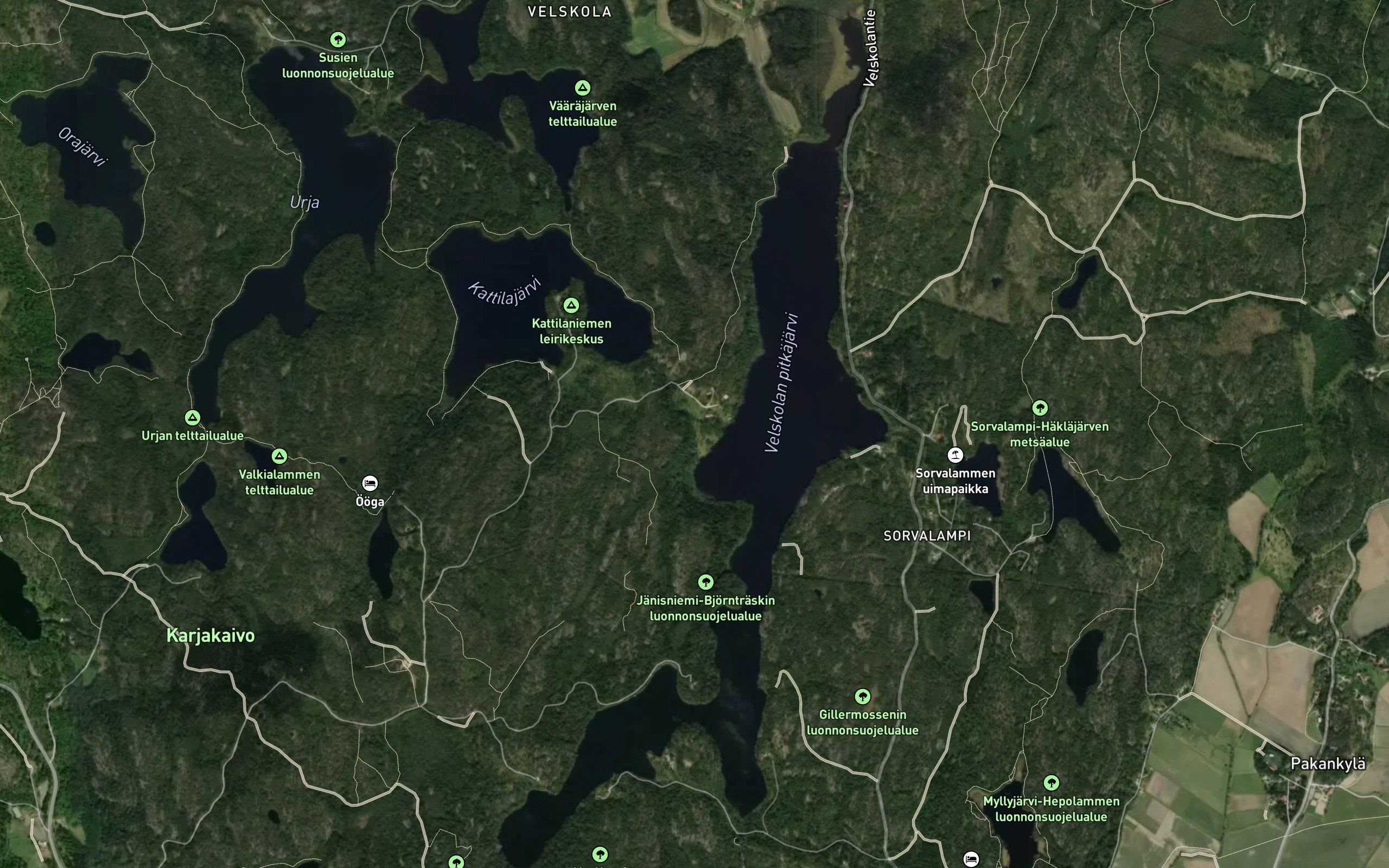 Vaellskog Langtraesk