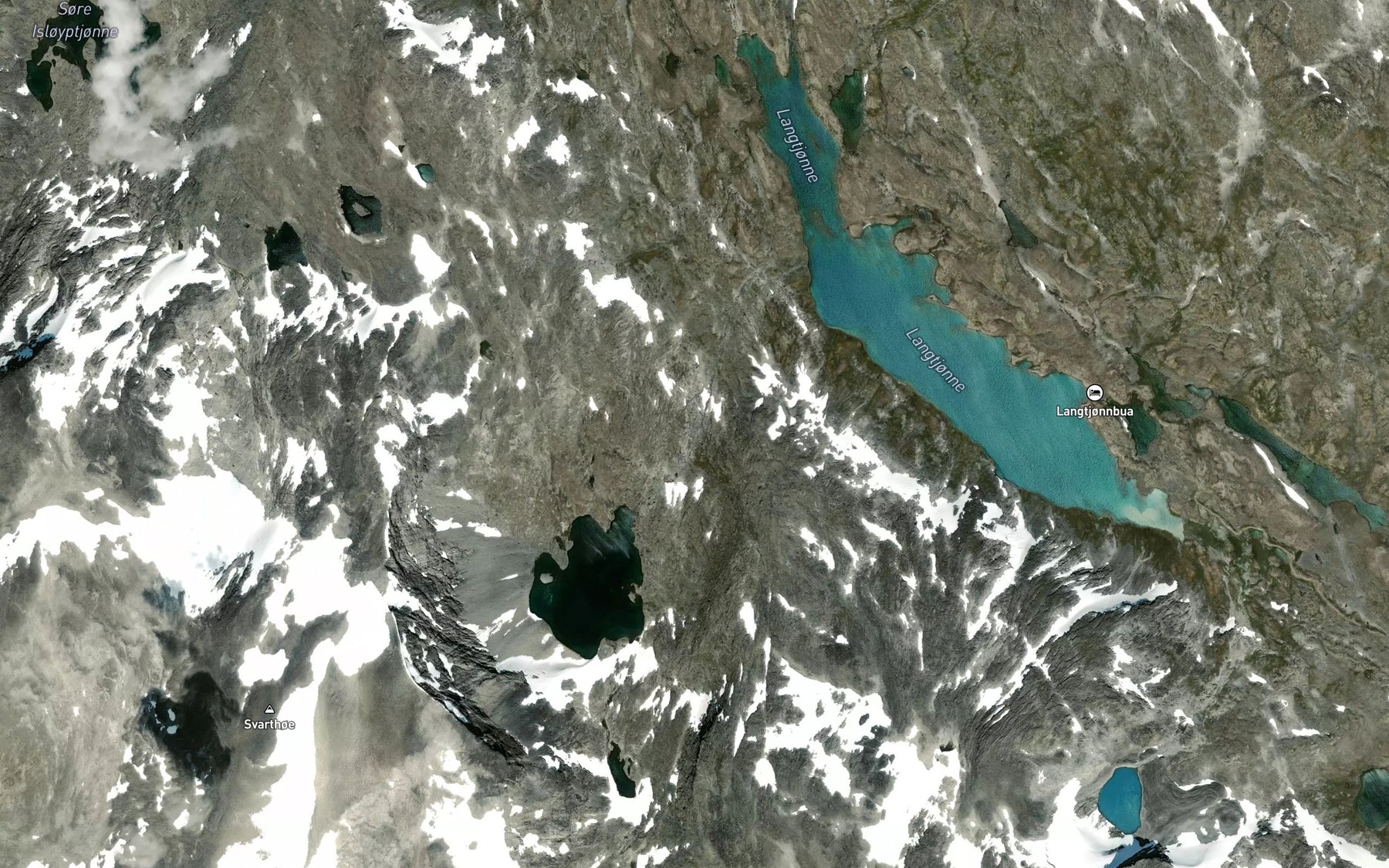 Satellite map of the Molnsloypbekken