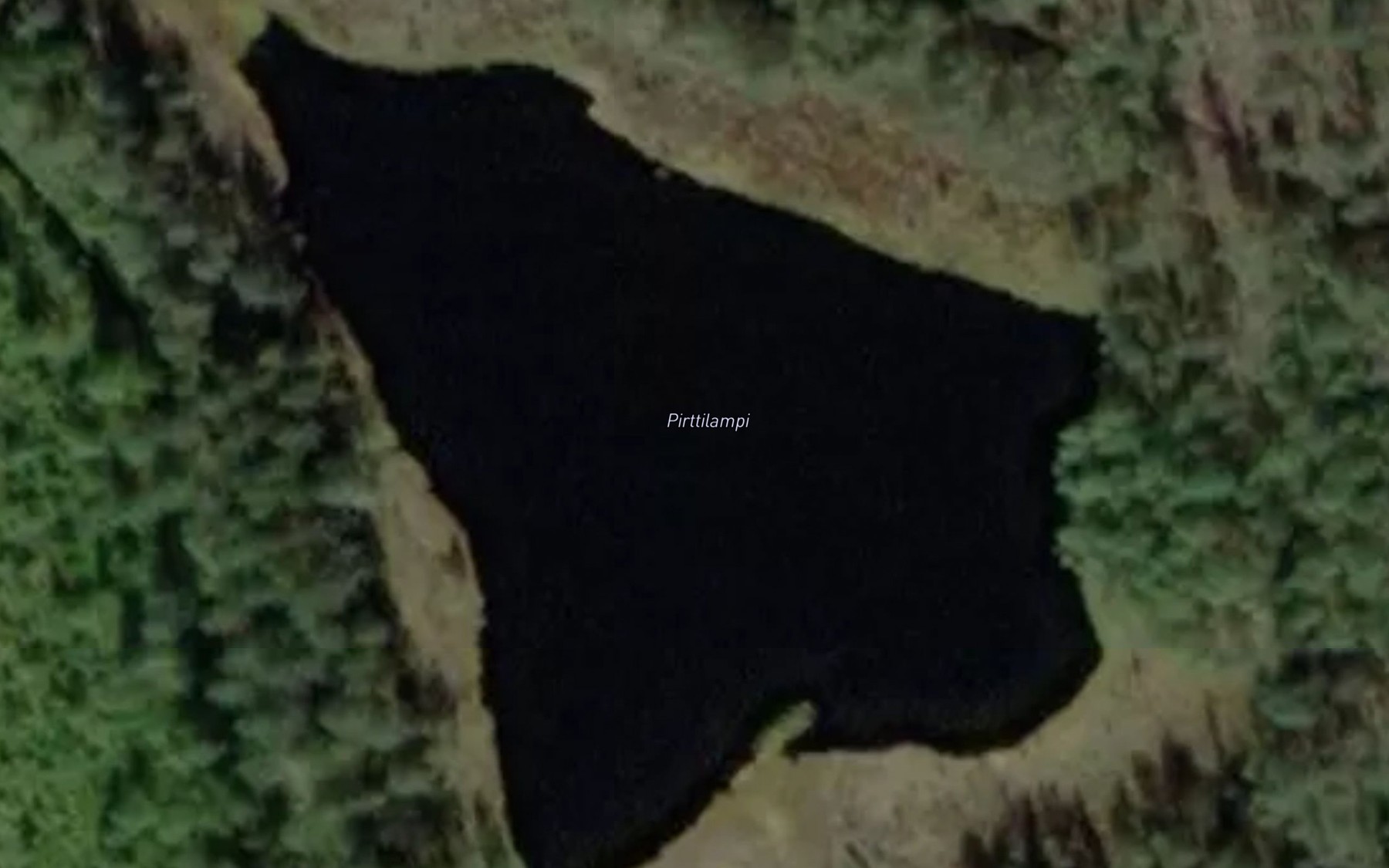 Satellite map of the Pirttilampi