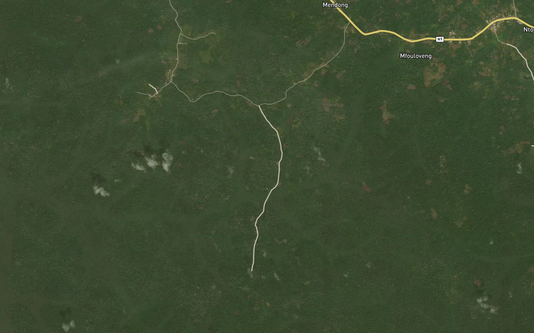Satellite map of the Abou