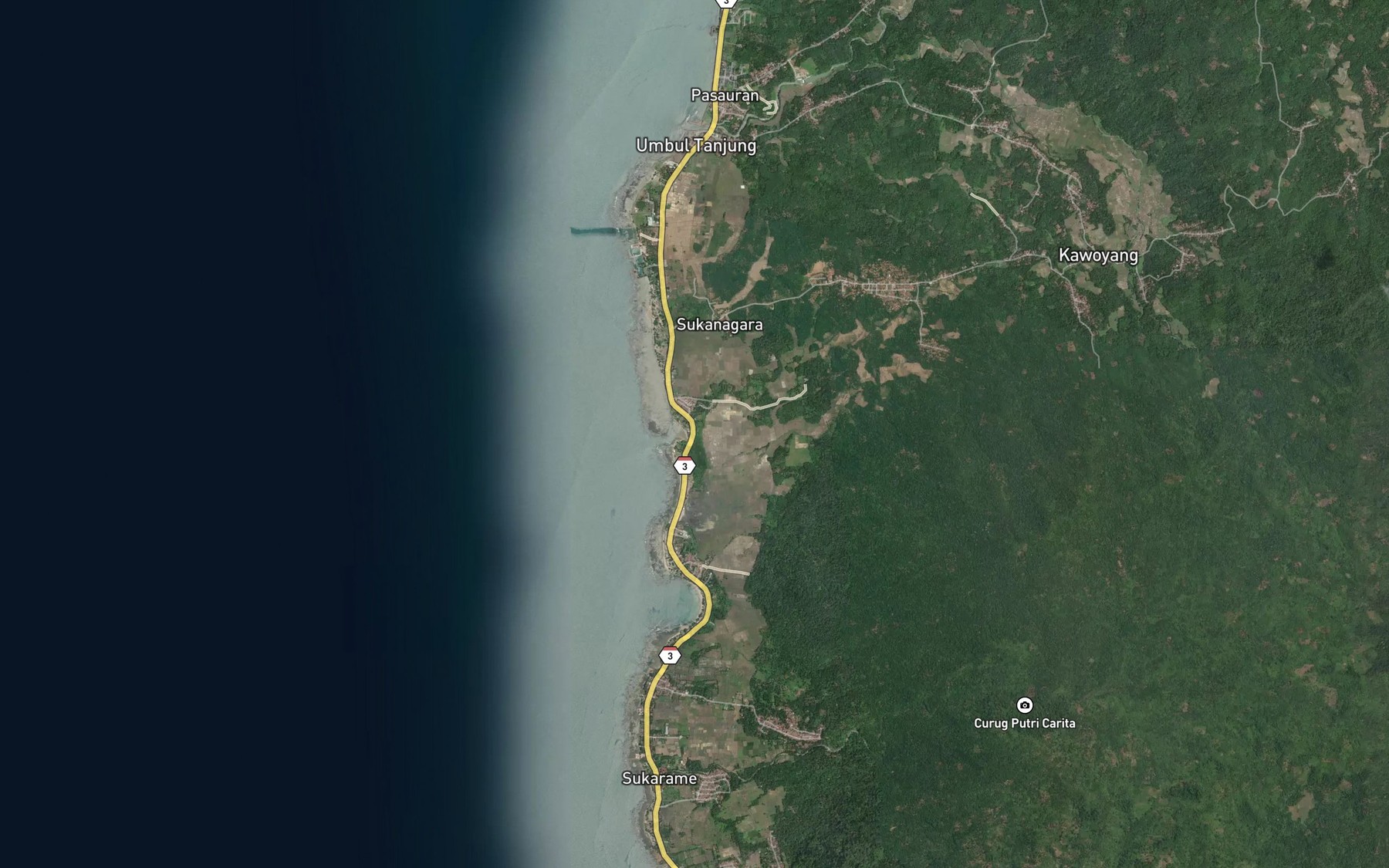 Satellite map of the Ci Gendis