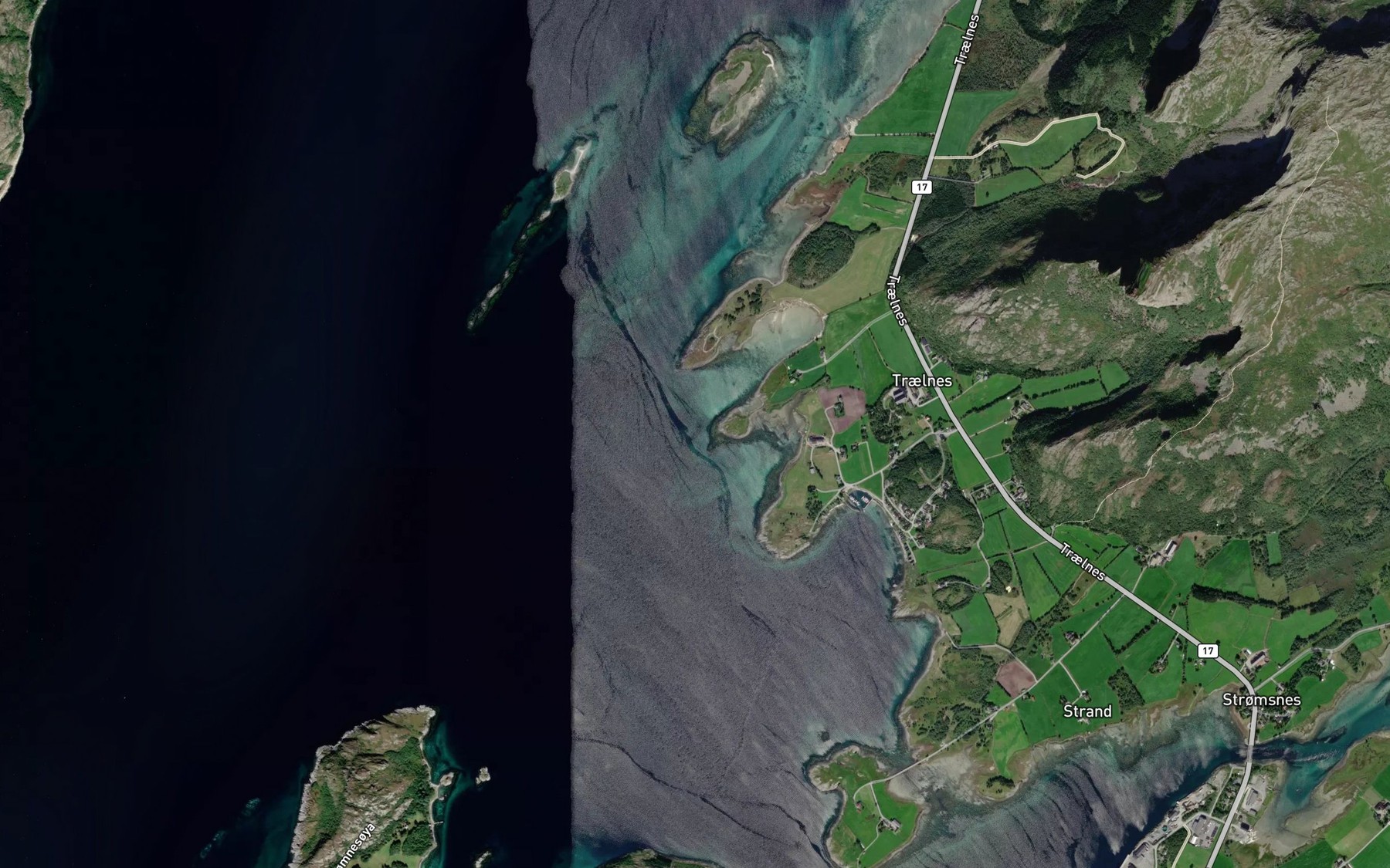Satellite map of the Minnesmesskjaeret