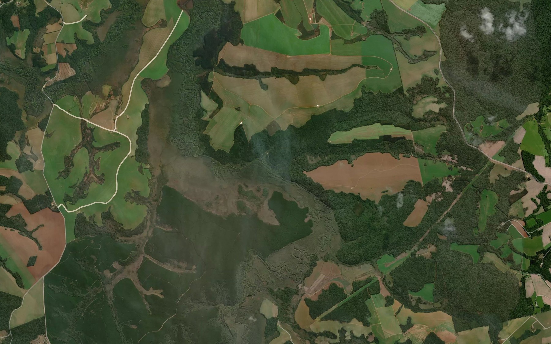Satellite map of the Arroio do Faxinal
