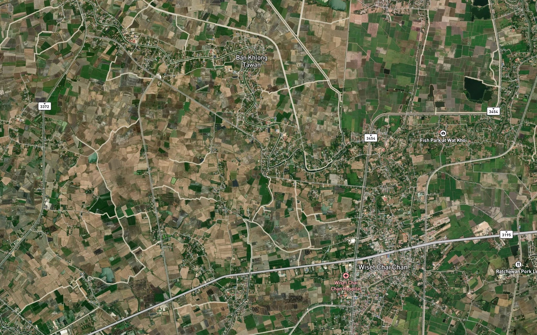 Satellite map of the Khlong Sala Din