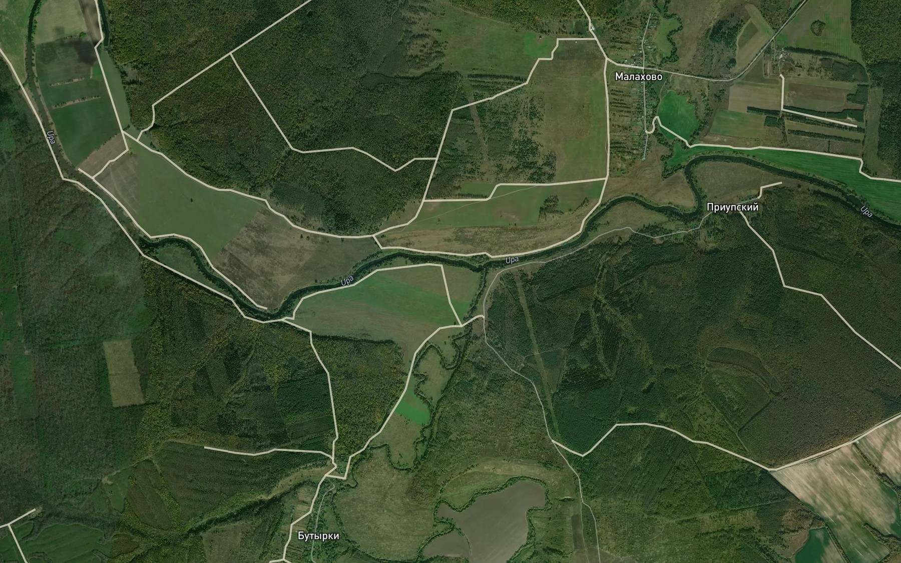 Satellite map of the Mizgeya