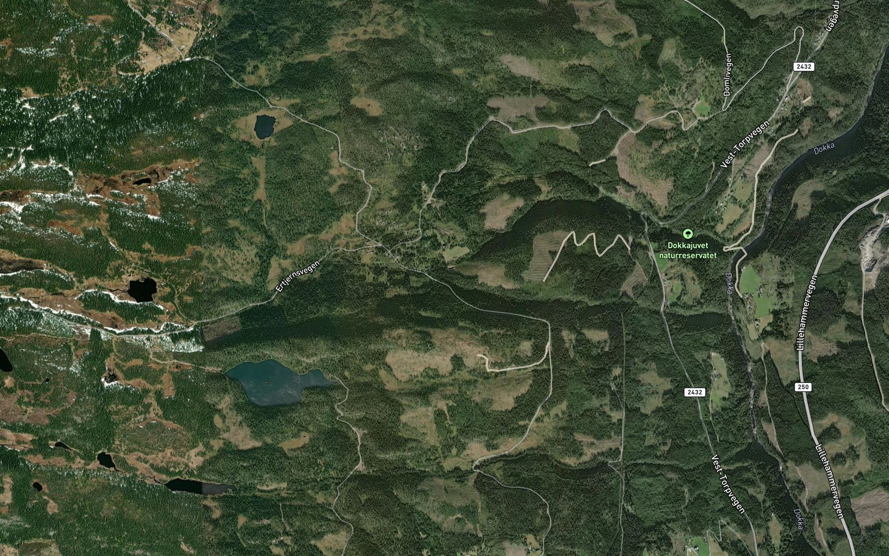 Satellite map of the Meaa