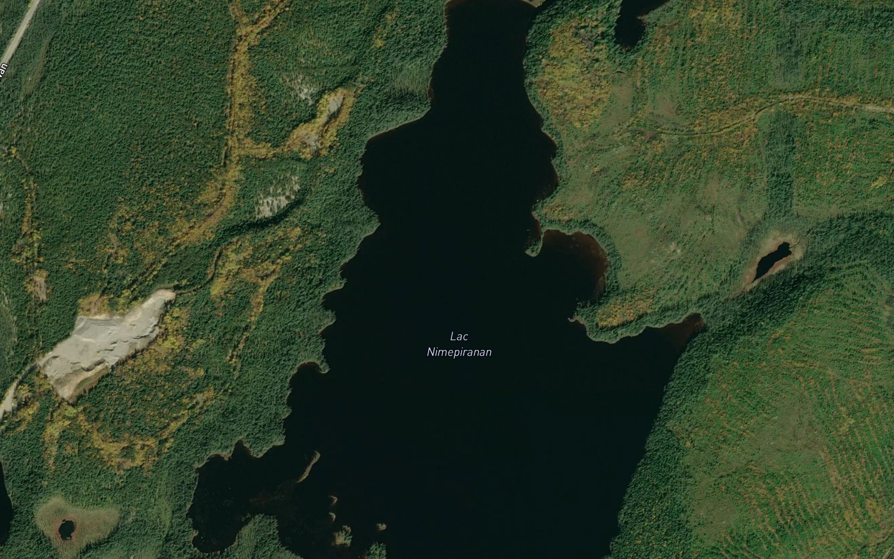 Satellite map of the Lac Nimepiranan