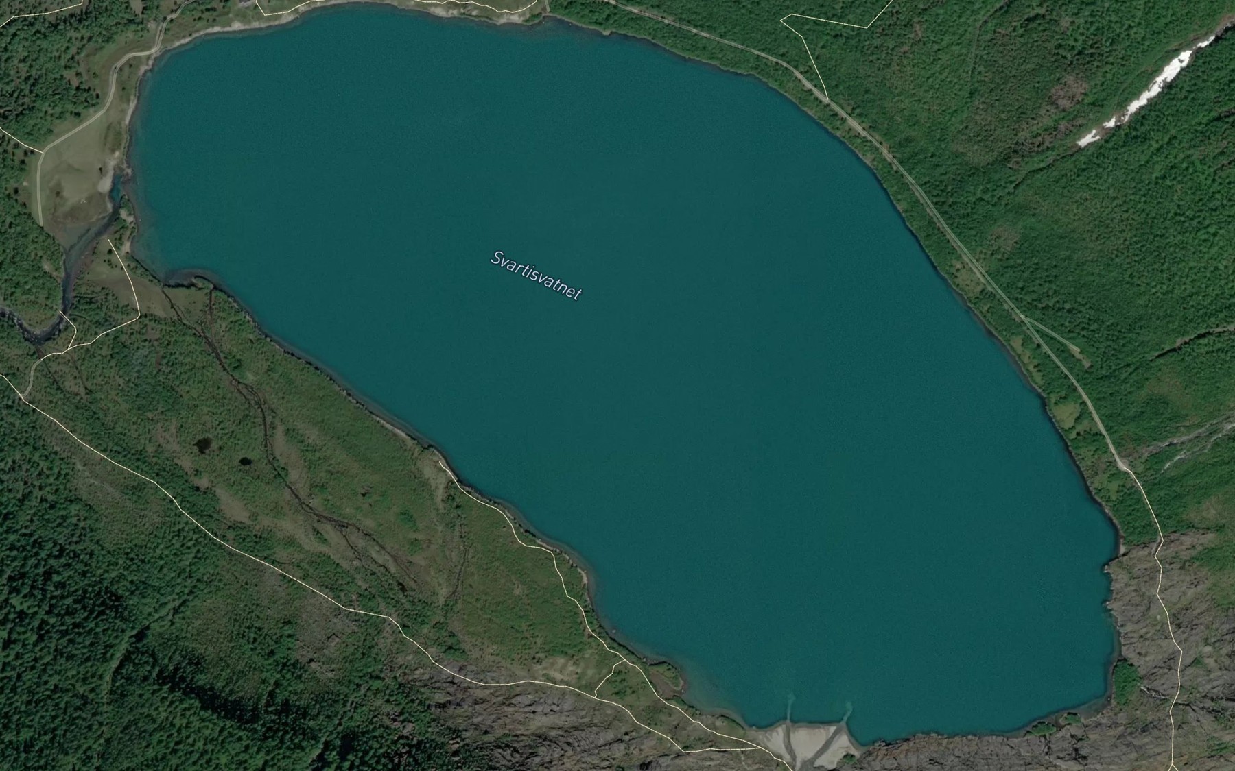 Satellite map of the Engabrevatnet