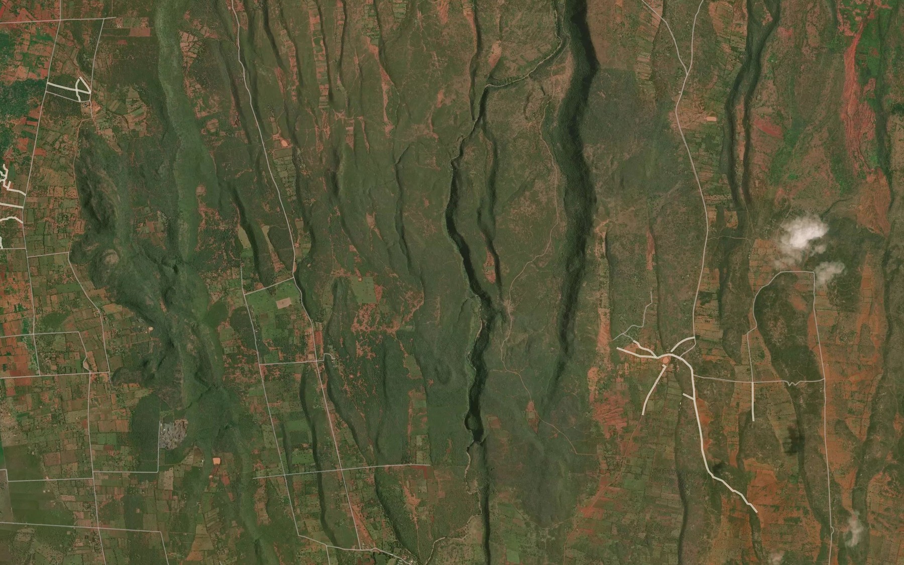 Satellite map of the Arus